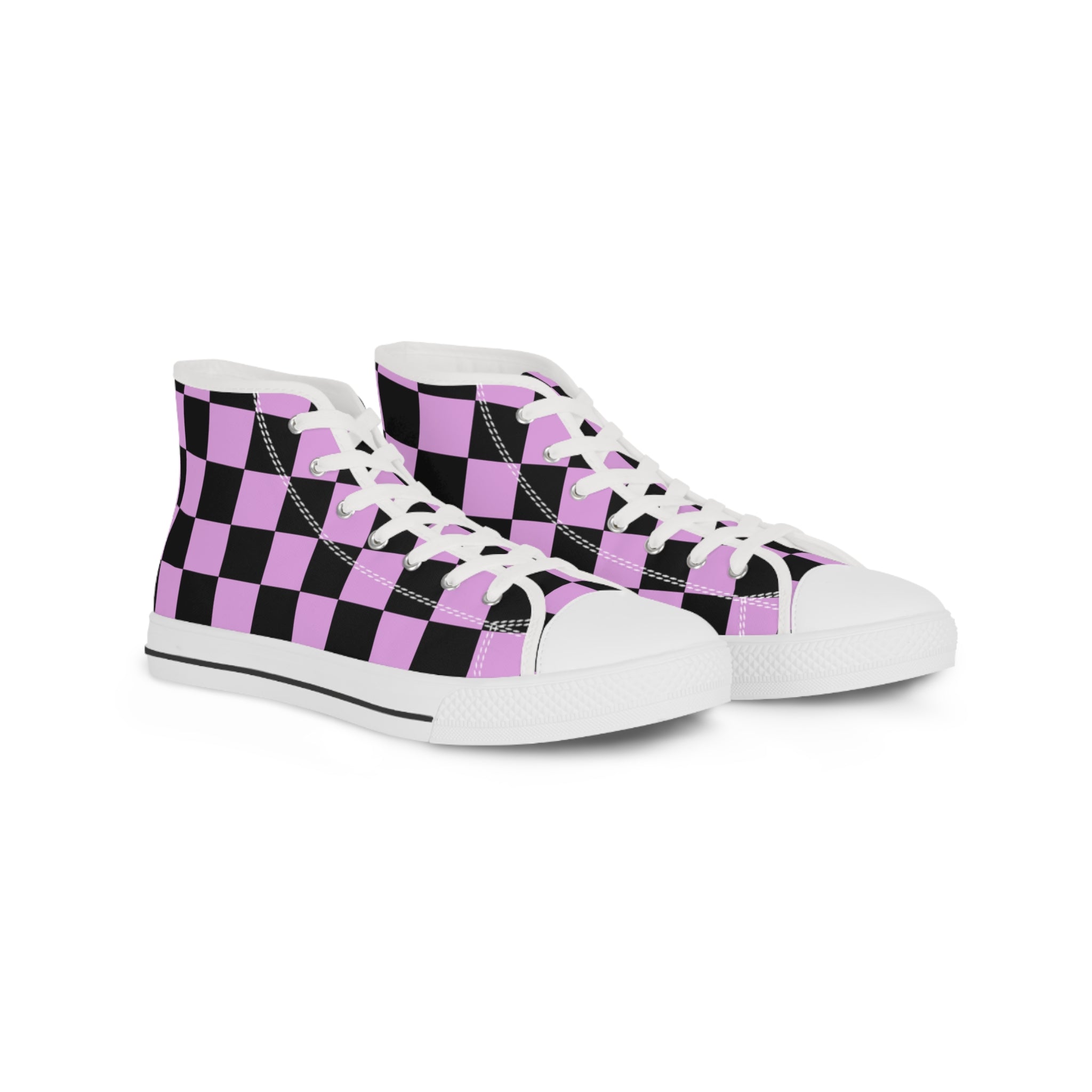Pixel Punk Vision Men's High Top Sneakers, Artsulli - Art is Long, Life is Short, Shoes, Size, US 5, Color, White sole, , , 37562087319747749821