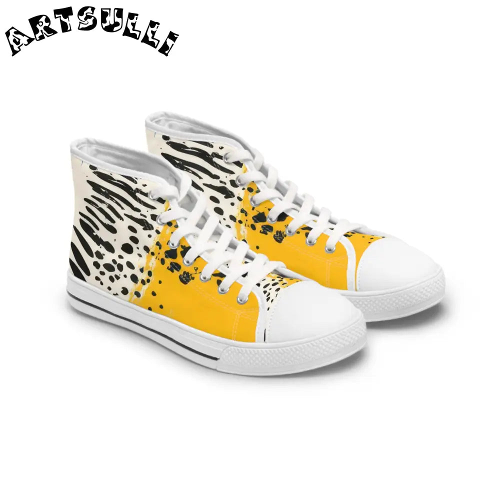JAKKOUTTHEBXX Rae Zebra Rhapsody Women’s High Top Sneakers