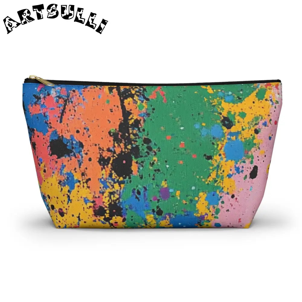 JAKKOUTTHEBXX The Colors Of Paint Splatter Accessory Pouch w
