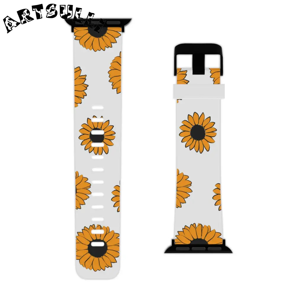 JAKKOUTTHEBXX Sunflowers Watch Band for Apple Watch JAKKOUTTHEBXX