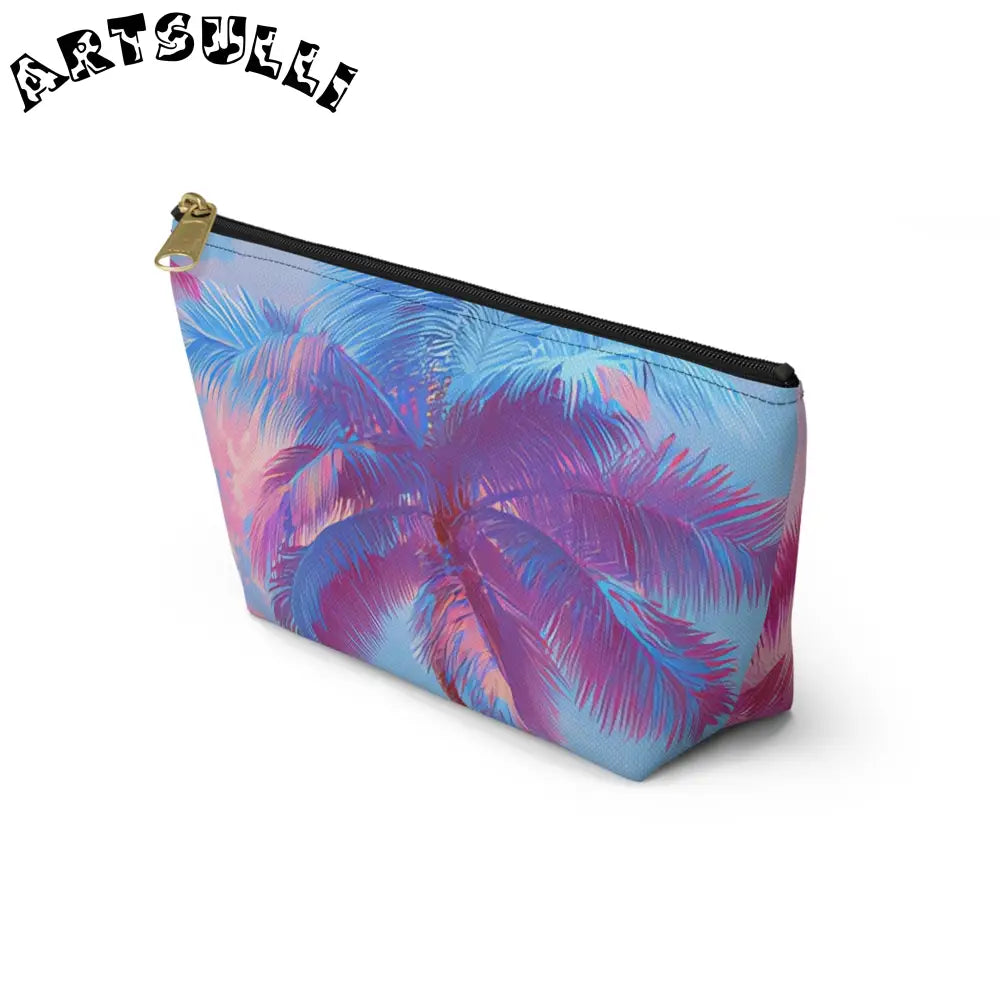JAKKOUTTHEBXX Ethereal Pastel Palms Accessory Pouch w T-bottom