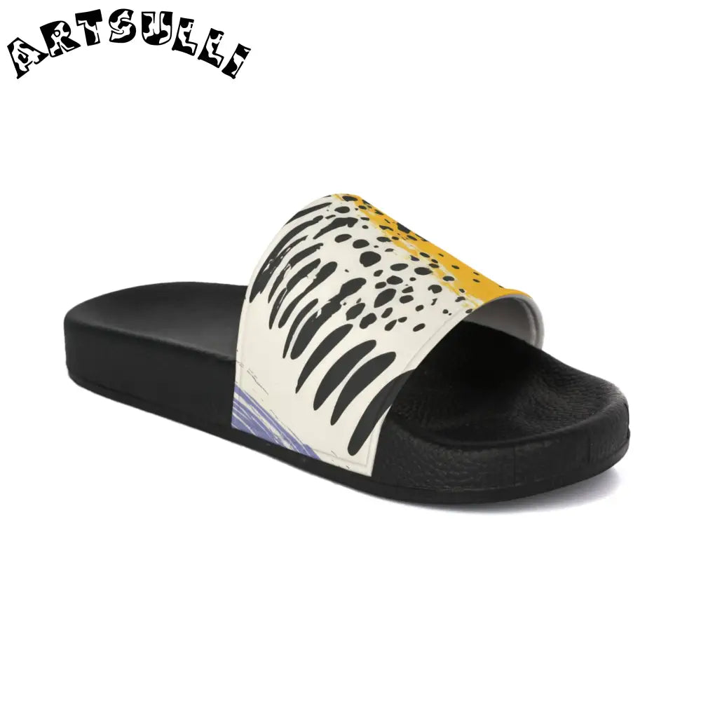JAKKOUTTHEBXX Rae Zebra Rhapsody Men’s Slide Sandals JAKKOUTTHEBXX