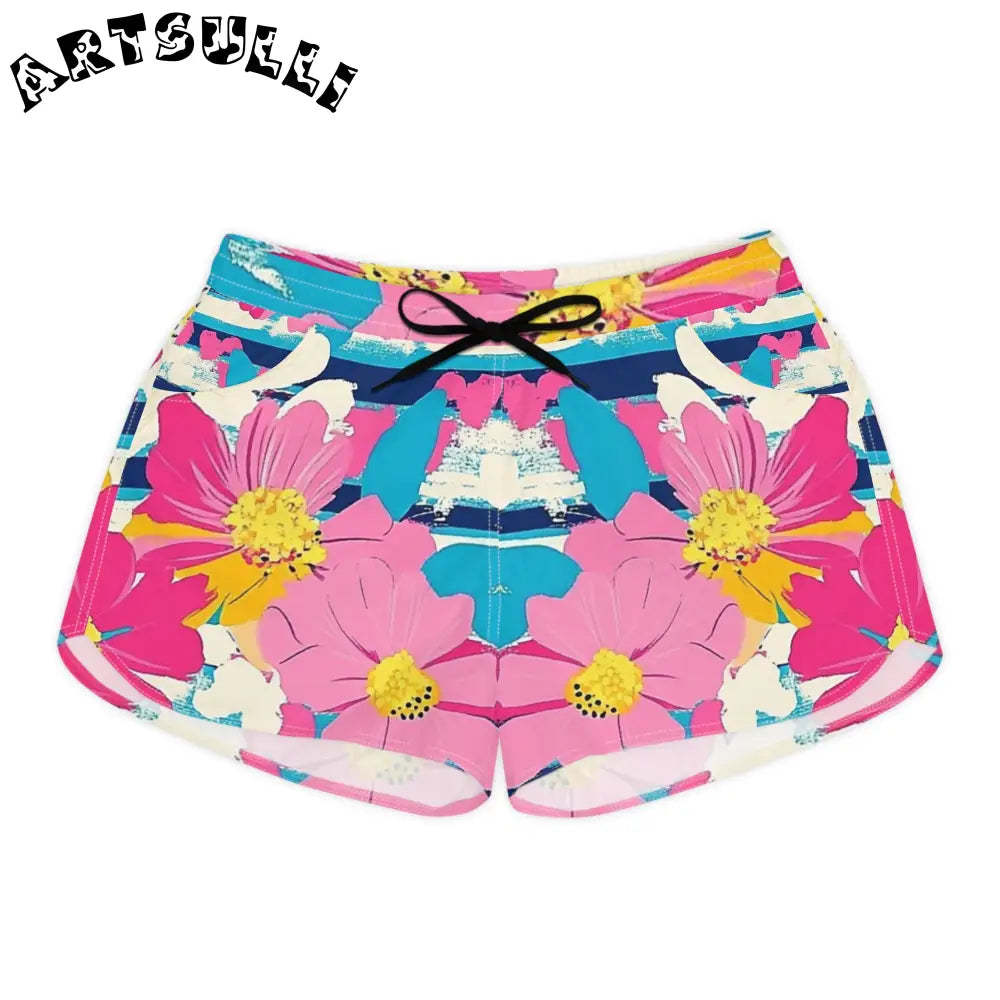 JAKKOUTTHEBXX Dayglo Floral Stripes Multi-Color Women’s Casual