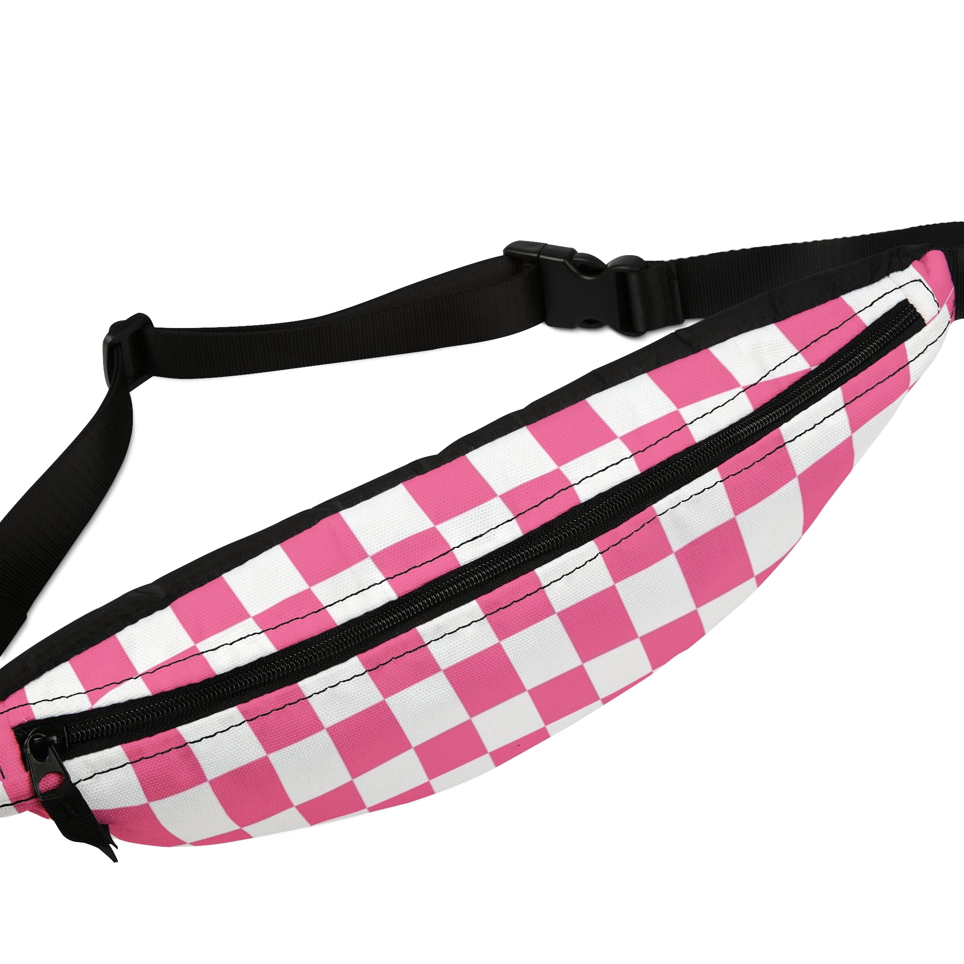 Yuyushiki Pink Check Fanny Pack, Artsulli - Art is Long, Life is Short, Bags, , , , , , , 