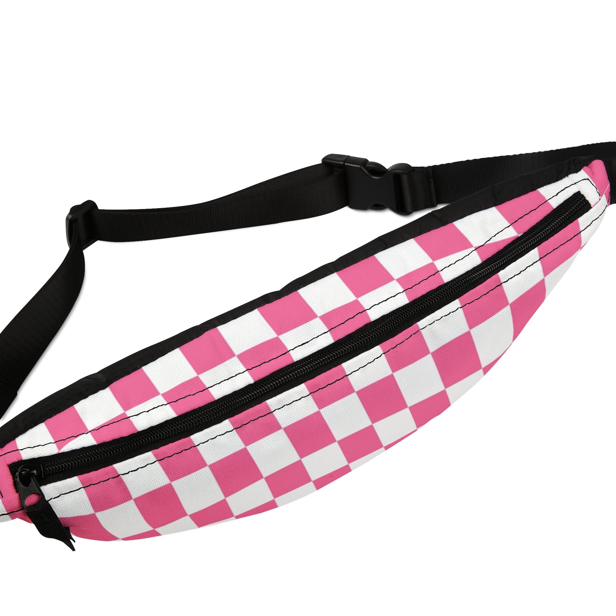Yuyushiki Pink Check Fanny Pack, Artsulli - Art is Long, Life is Short, Bags, , , , , , , 