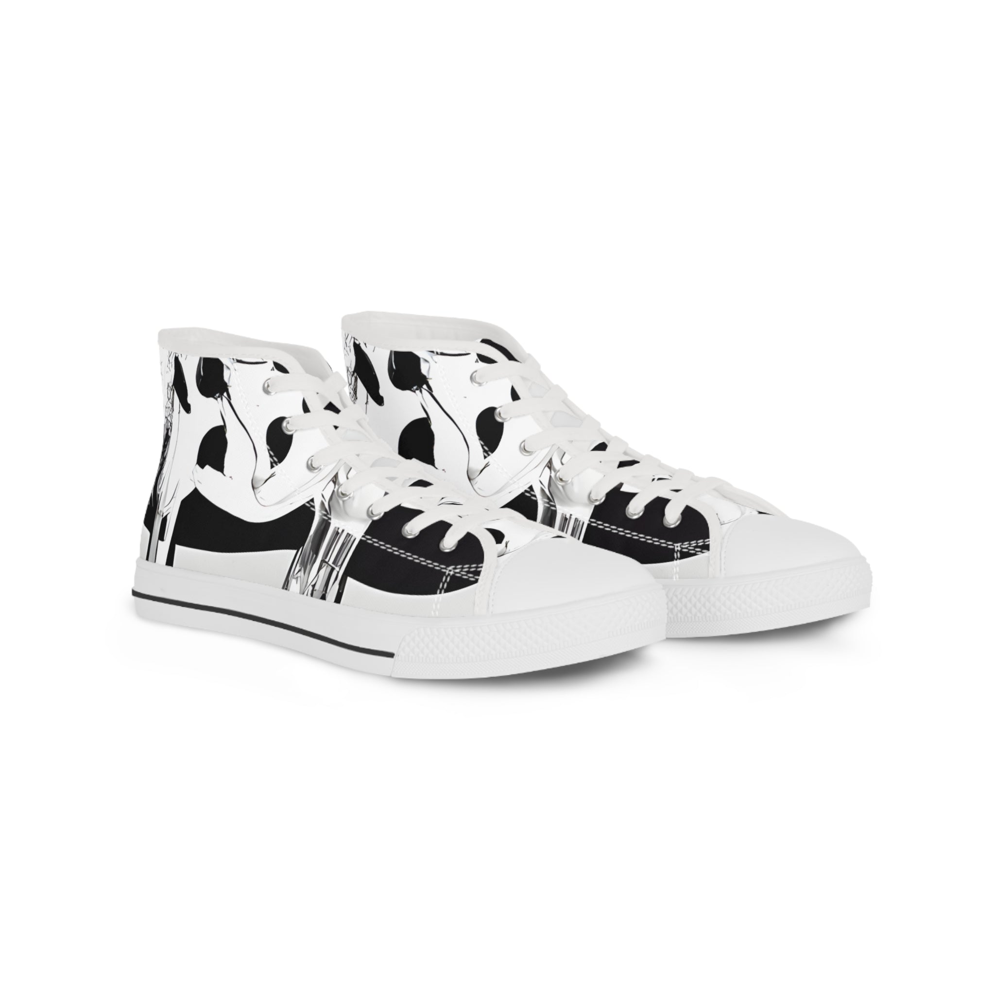 Cruellas Cattle Line Men's High Top Sneakers