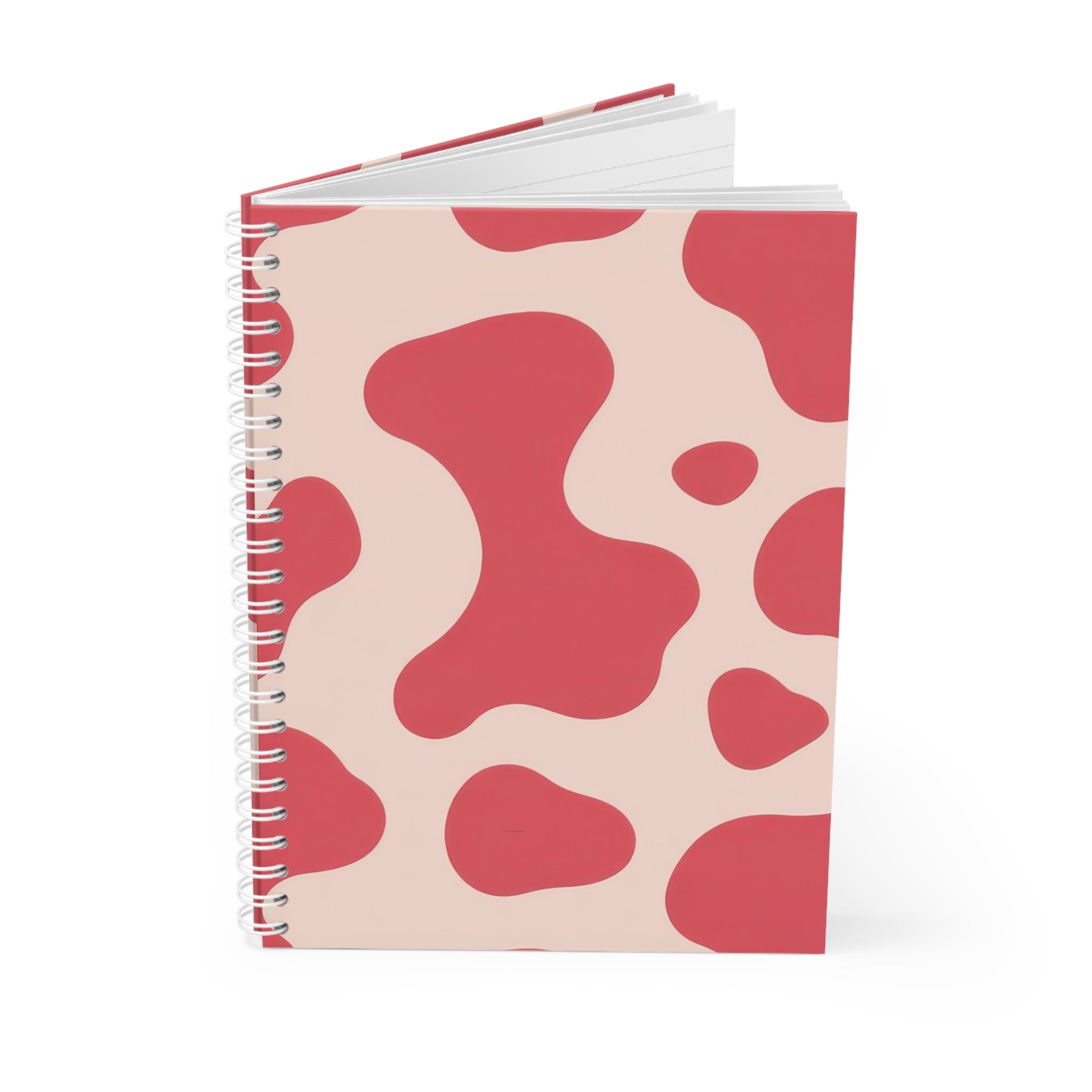 Red Jungle Cow Spiral Notebook, Artsulli - Art is Long, Life is Short, Paper products, , , , , , , 