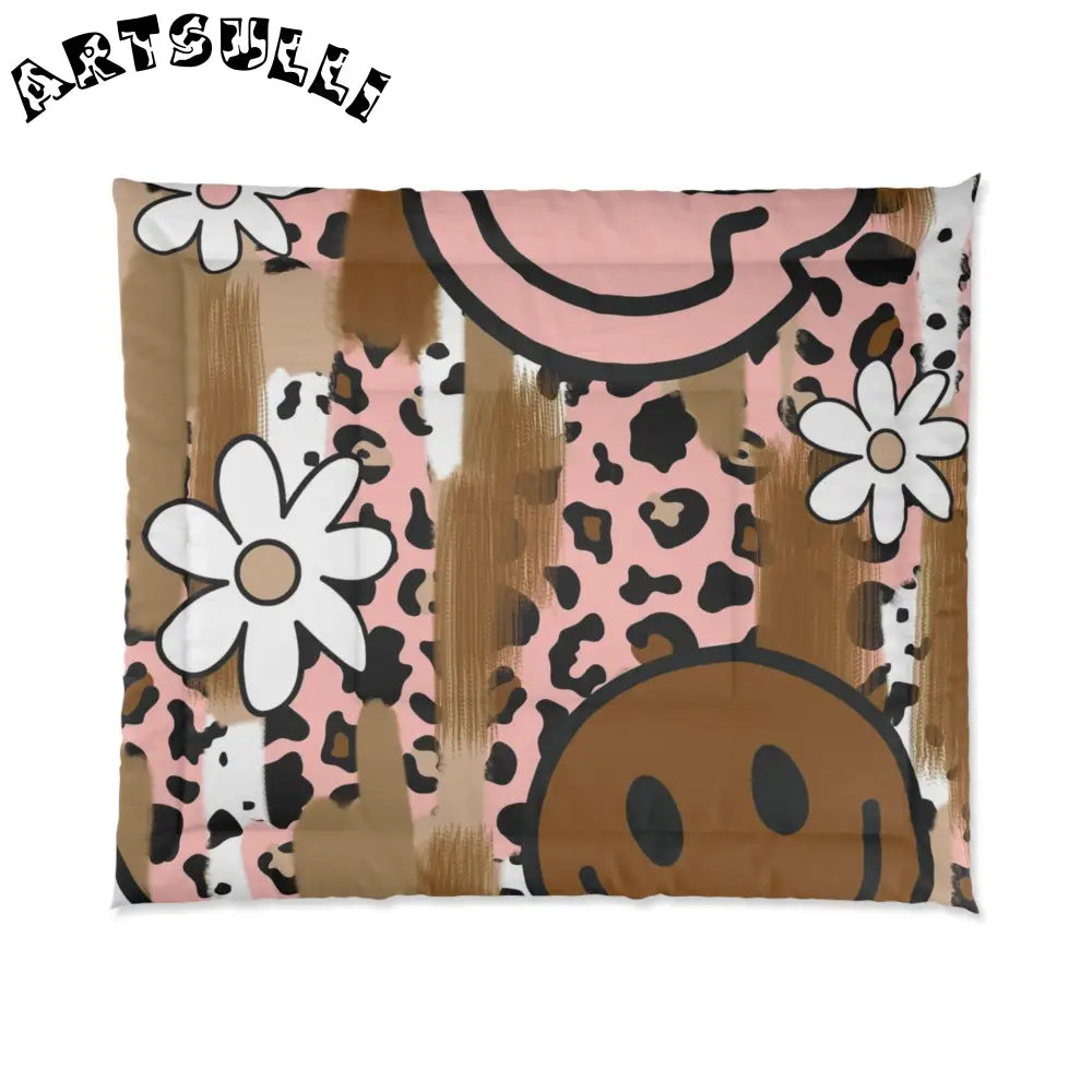 JAKKOUTTHEBXX Sutfin Ghosts Pop Art Comforter JAKKOUTTHEBXX Artsulli