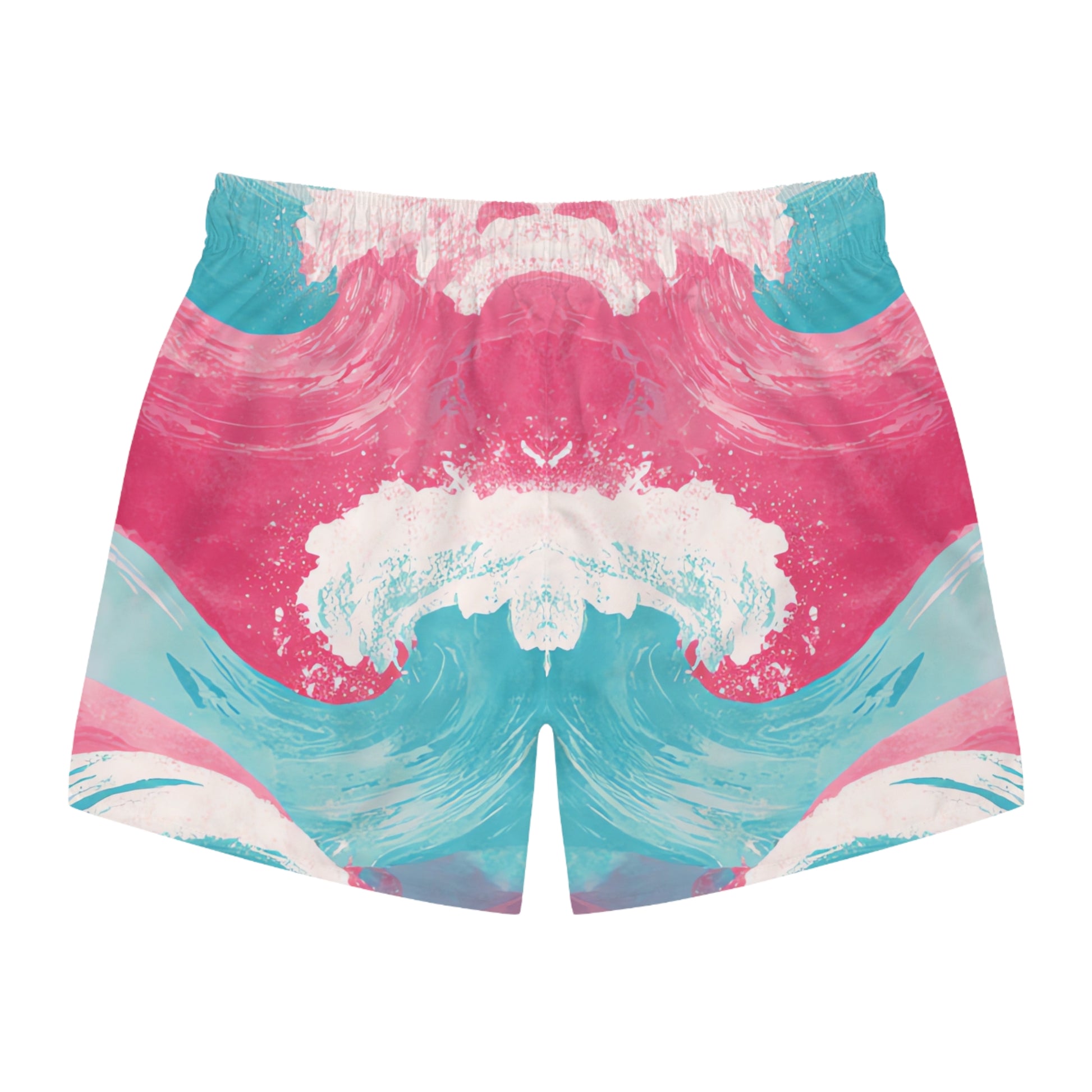 The Great Pastelwave Pink and Blue Swim Trunks (AOP), Artsulli - Art is Long, Life is Short, All Over Prints, , , , , , , 
