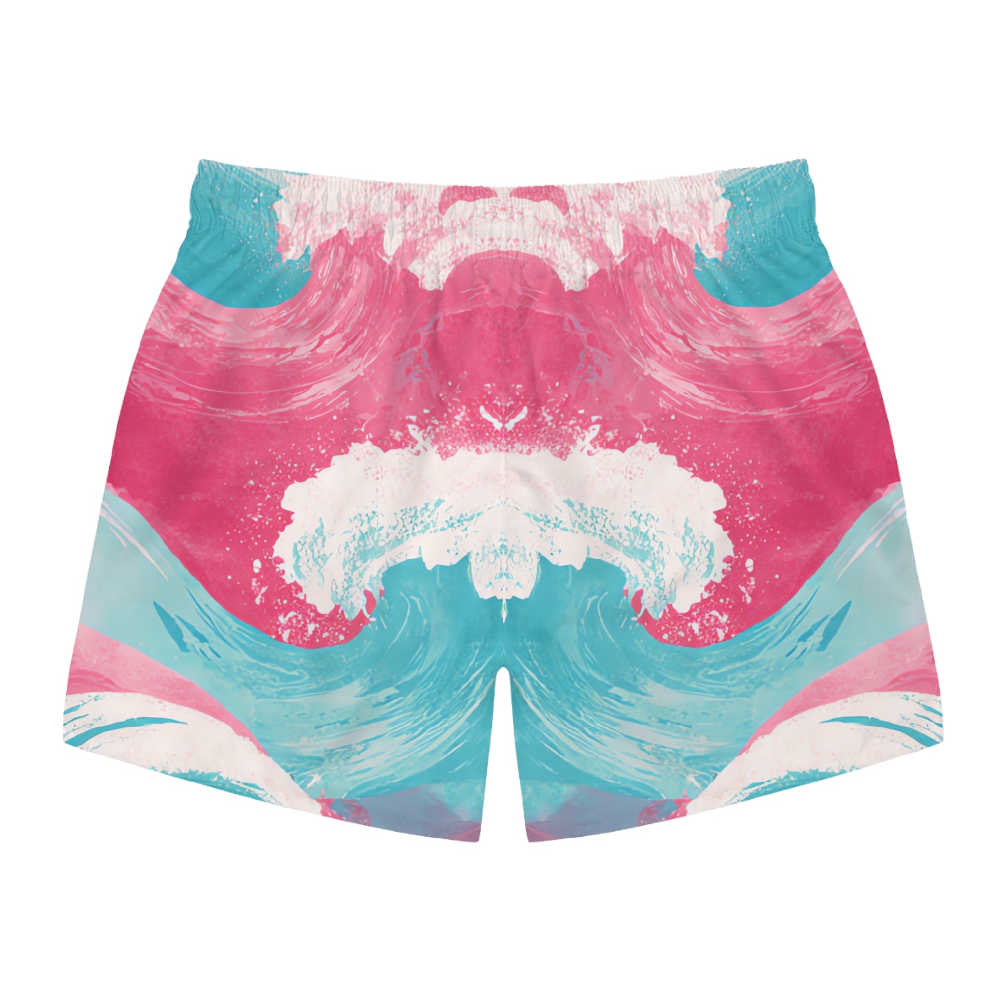 The Great Pastelwave Pink and Blue Swim Trunks (AOP), Artsulli - Art is Long, Life is Short, All Over Prints, , , , , , , 