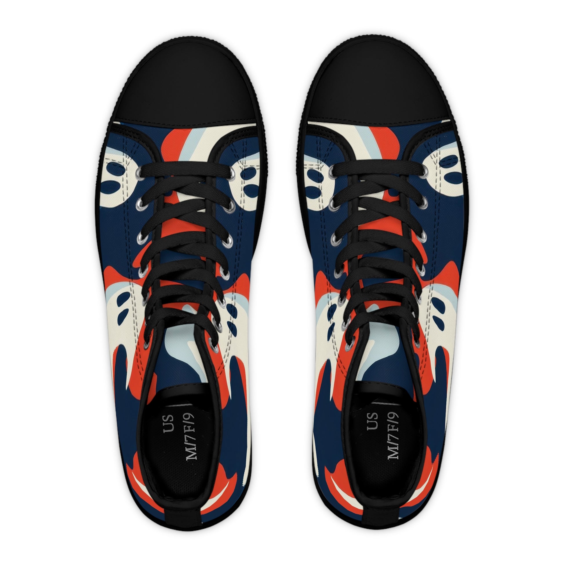 Camo Ghosts Women's High Top Sneakers, Artsulli - Art is Long, Life is Short, Shoes, , , , , , , 