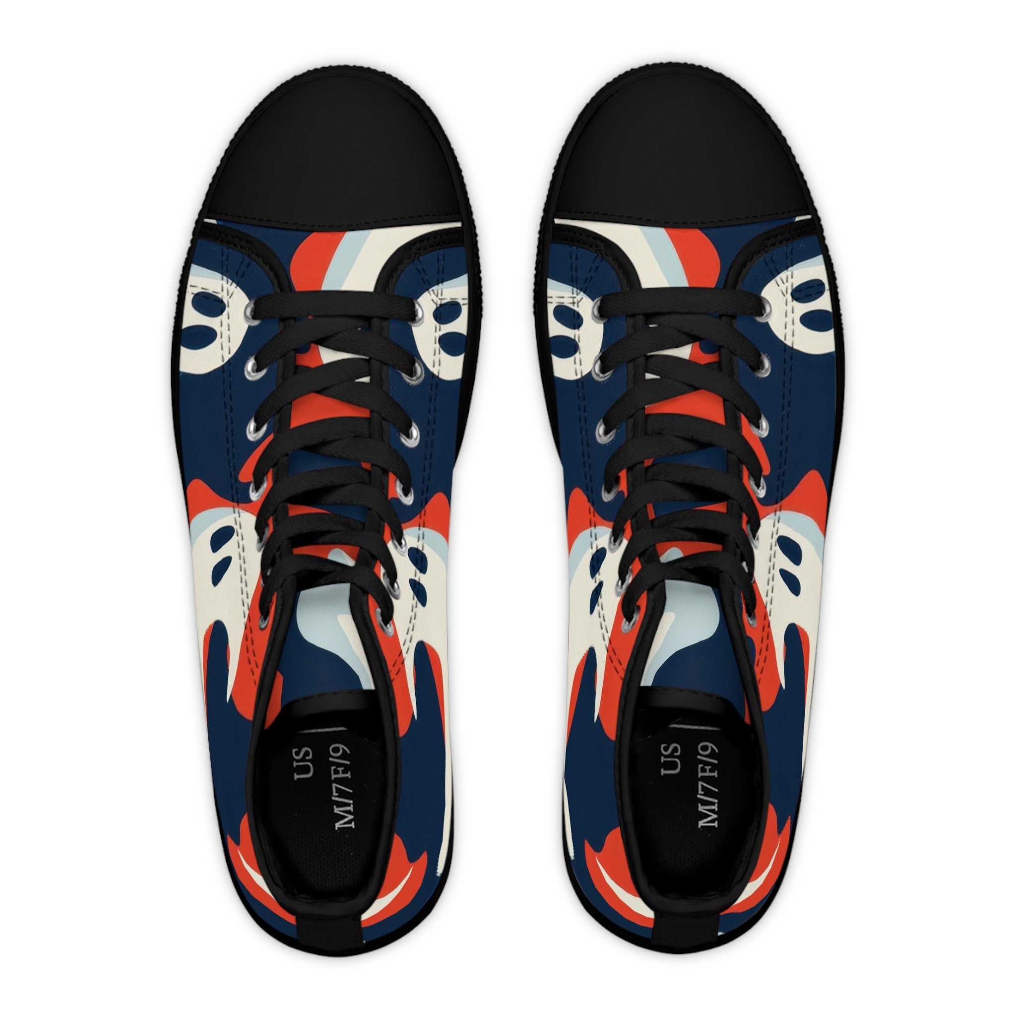 Camo Ghosts Women's High Top Sneakers, Artsulli - Art is Long, Life is Short, Shoes, , , , , , , 