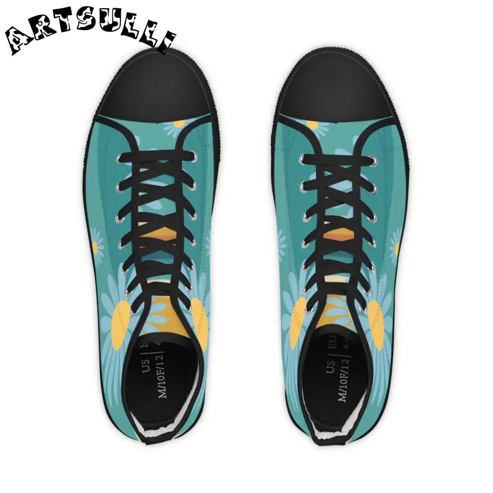 JAKKOUTTHEBXX Psychedelic Floral Hills Multi-Color Men’s High Top