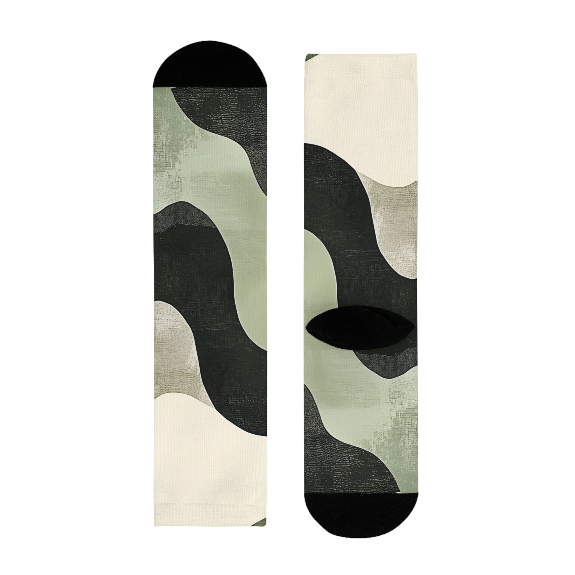 Focusing on Camouflage and Mystery Sublimation Crew Socks (EU), Artsulli - Art is Long, Life is Short, All Over Prints, , , , , , , 