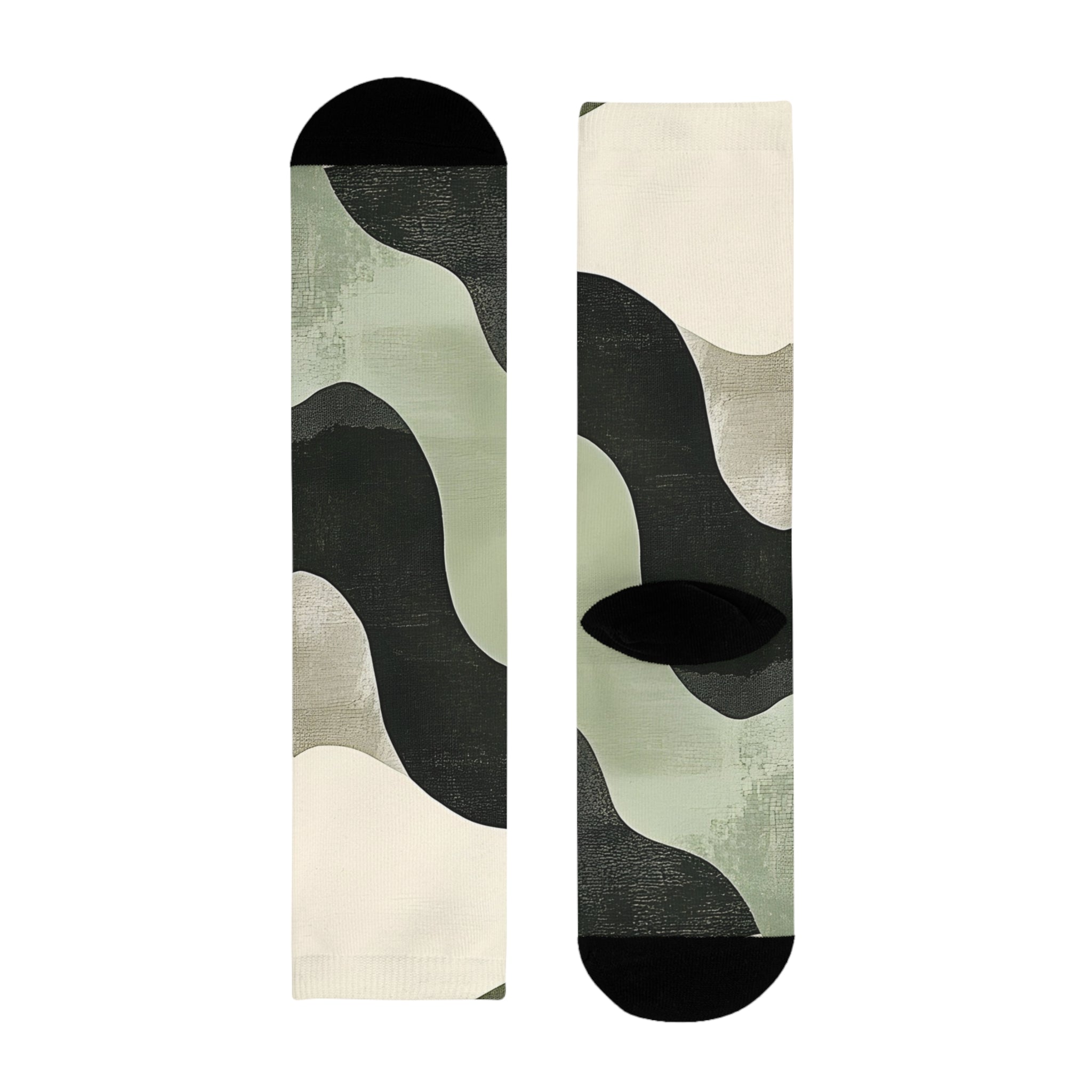 Focusing on Camouflage and Mystery Sublimation Crew Socks (EU), Artsulli - Art is Long, Life is Short, All Over Prints, , , , , , , 