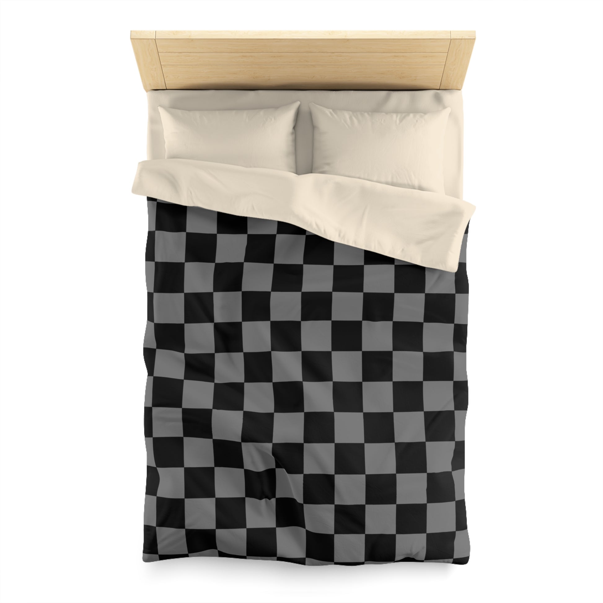 8K Void Surfer Microfiber Duvet Cover, Artsulli - Art is Long, Life is Short, Home Decor, , , , , , , 