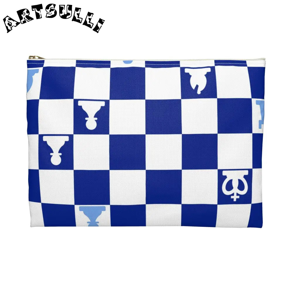 JAKKOUTTHEBXX Chessboard Zipper Pouch 2025