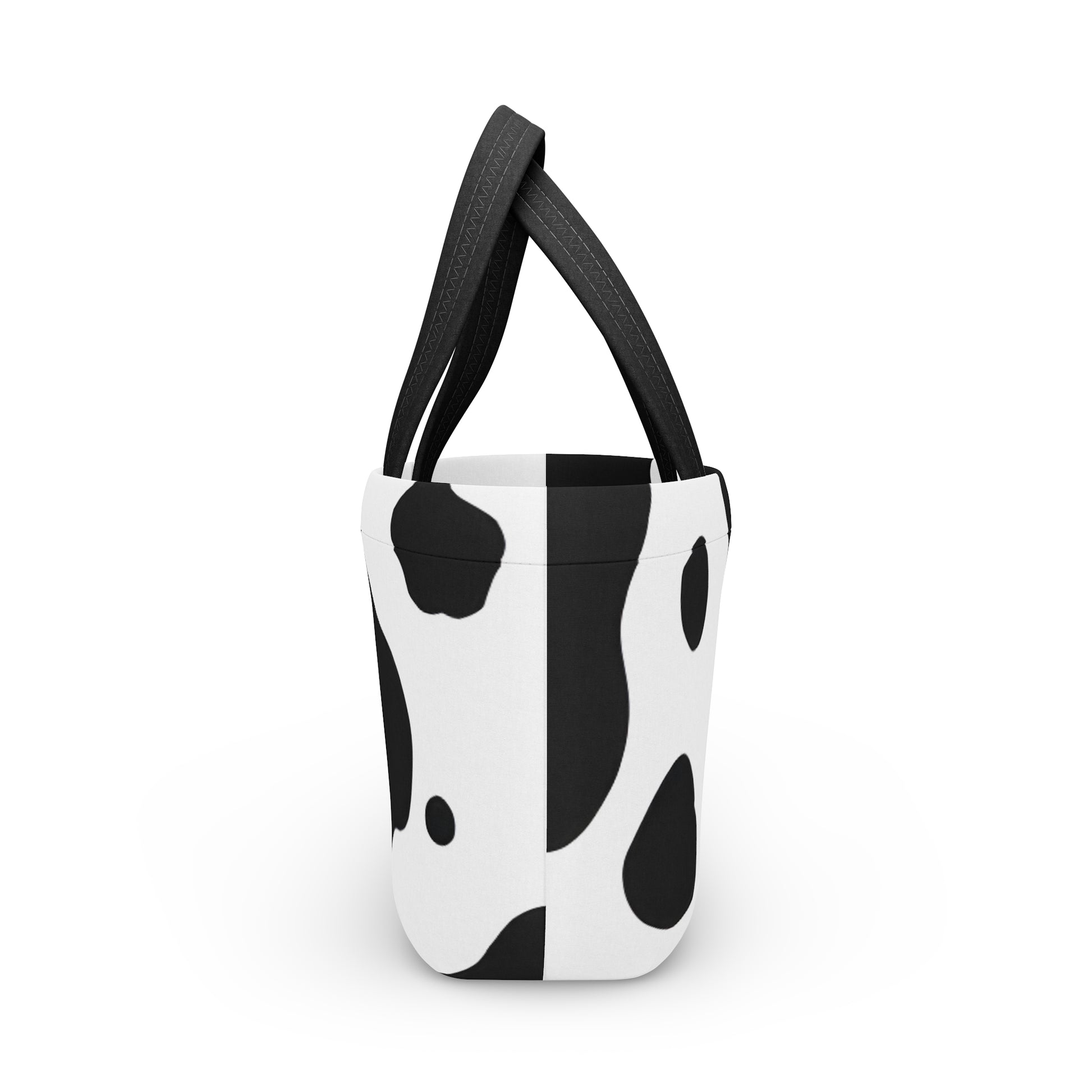 Cow Print Focus Lunch Bag, Artsulli - Art is Long, Life is Short, Bags, , , , , , , 