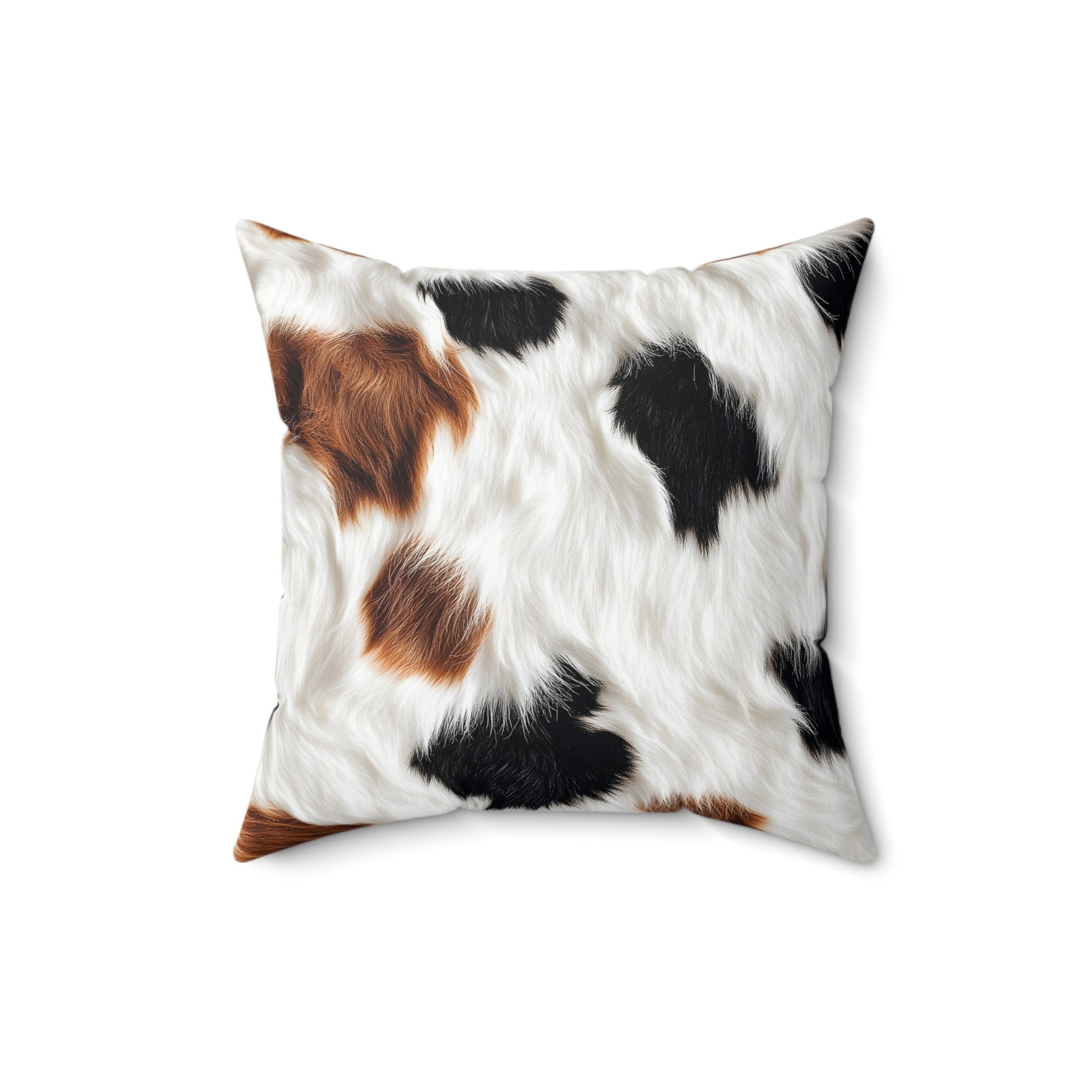 Surreal Cow Skin Spun Polyester Square Pillow, Artsulli - Art is Long, Life is Short, Home Decor, , , , , , , 