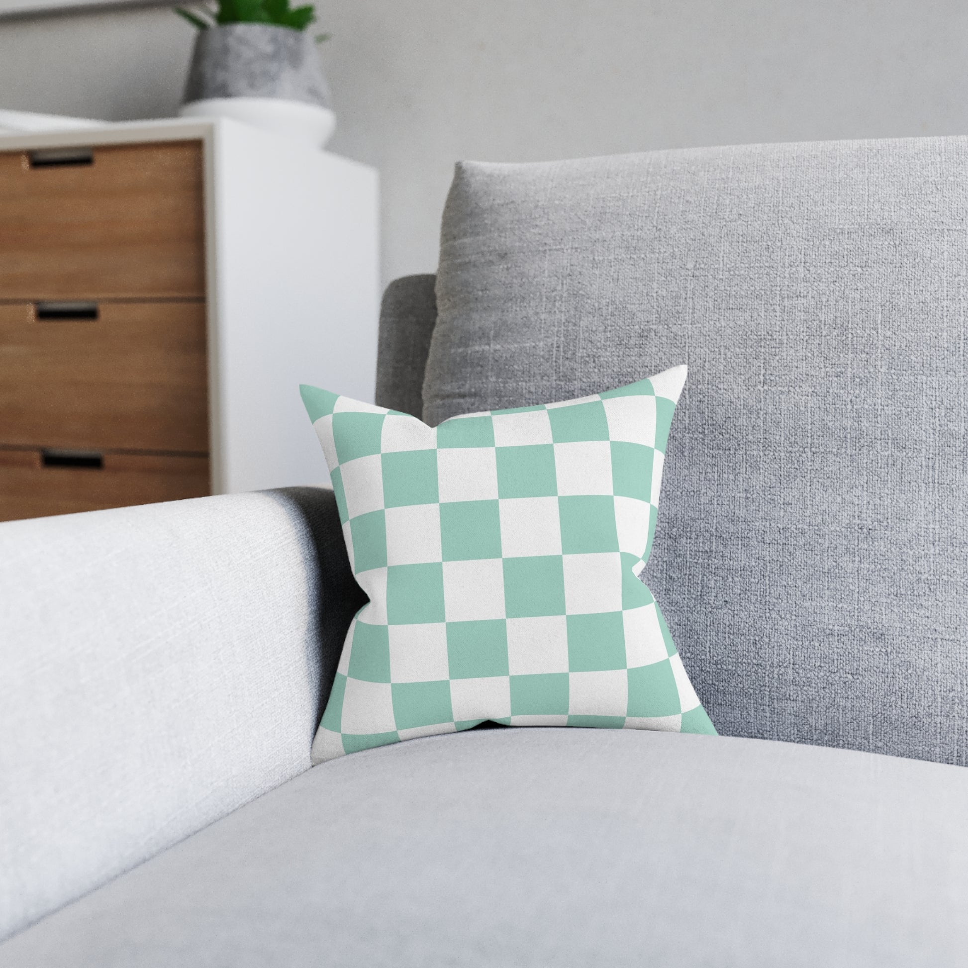 Chessboard Square Pillow, Artsulli - Art is Long, Life is Short, Home Decor, , , , , , , 