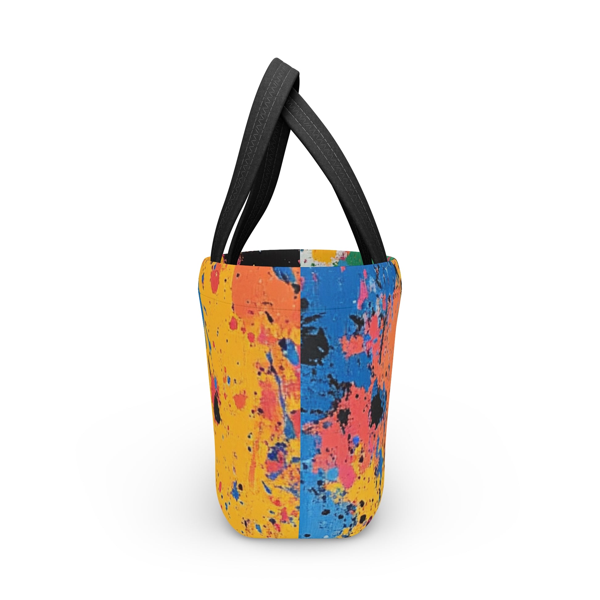 The Colors Of Paint Splatter Lunch Bag, Artsulli - Art is Long, Life is Short, Bags, , , , , , , 
