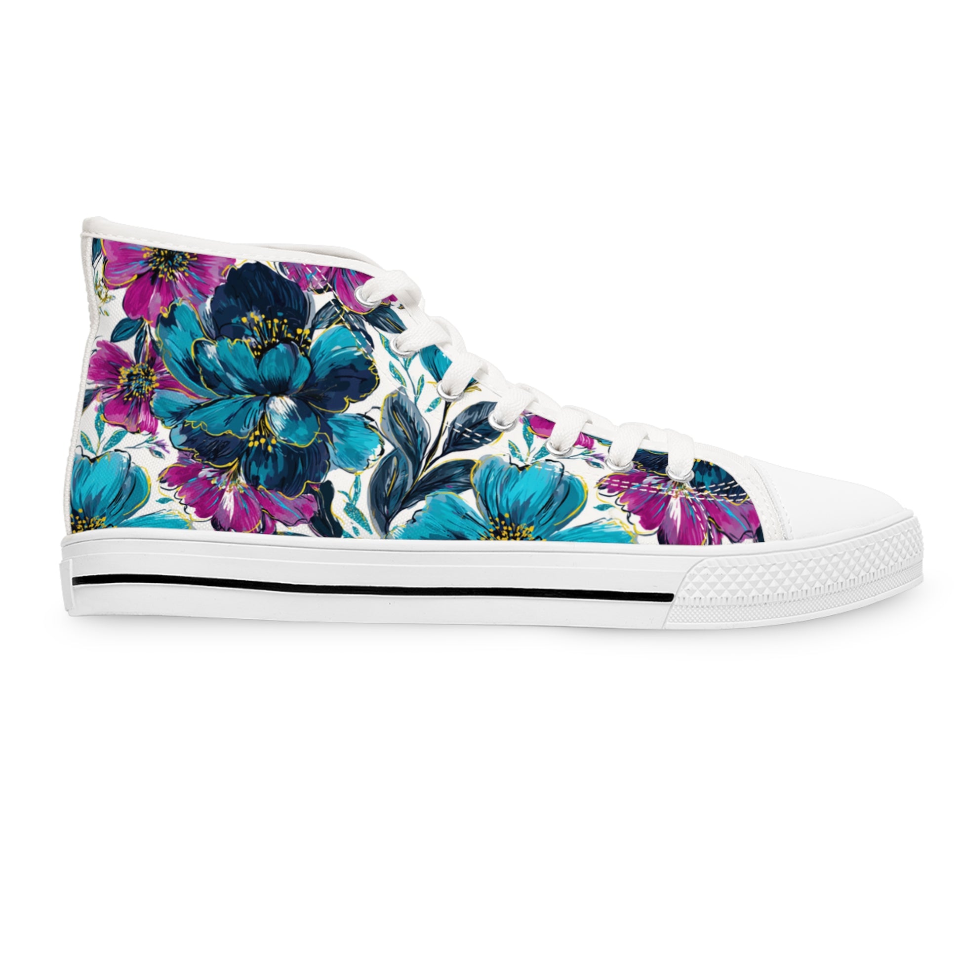 Women's High Top Sneakers, Artsulli - Art is Long, Life is Short, Shoes, , , , , , , 