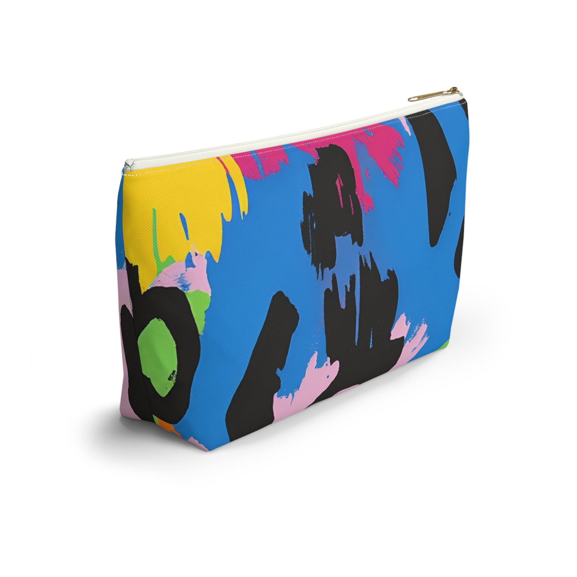 90s Neon Accessory Pouch w T-bottom, Artsulli - Art is Long, Life is Short, Bags, , , , , , , 