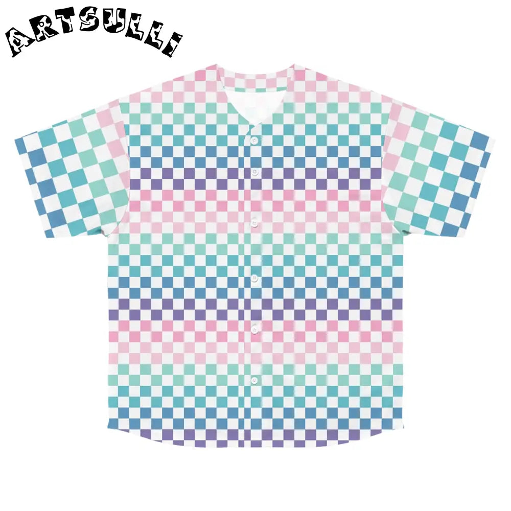 JAKKOUTTHEBXX Vaporwave Rainbow Checkerboard II Multi-Color Men’s
