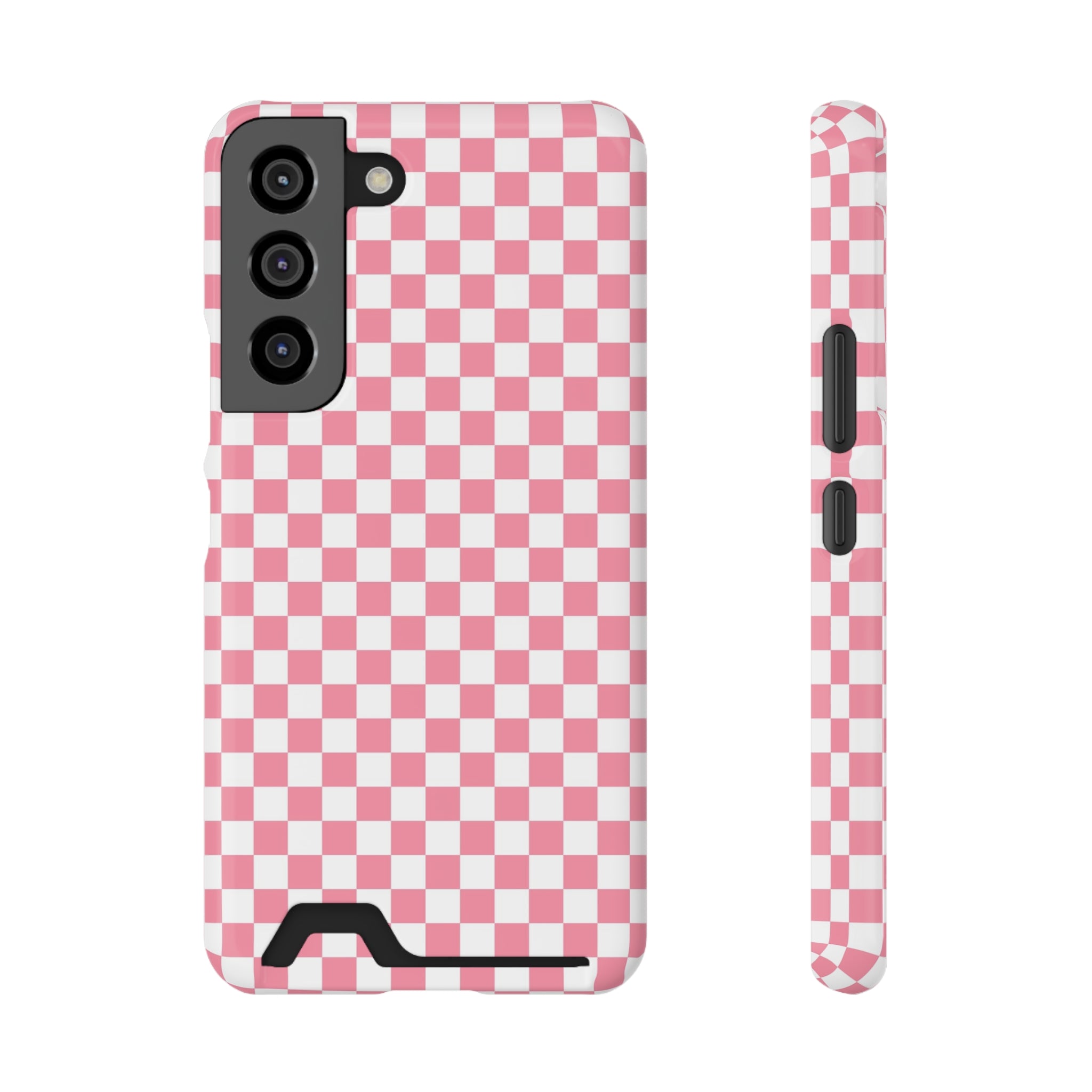 Brigandine Checkered Scene Phone Case With Card Holder, Artsulli - Art is Long, Life is Short, Phone Case, Size, Samsung Galaxy S22, Surface, Glossy, Shape, Without gift packaging, 14938637372933069645