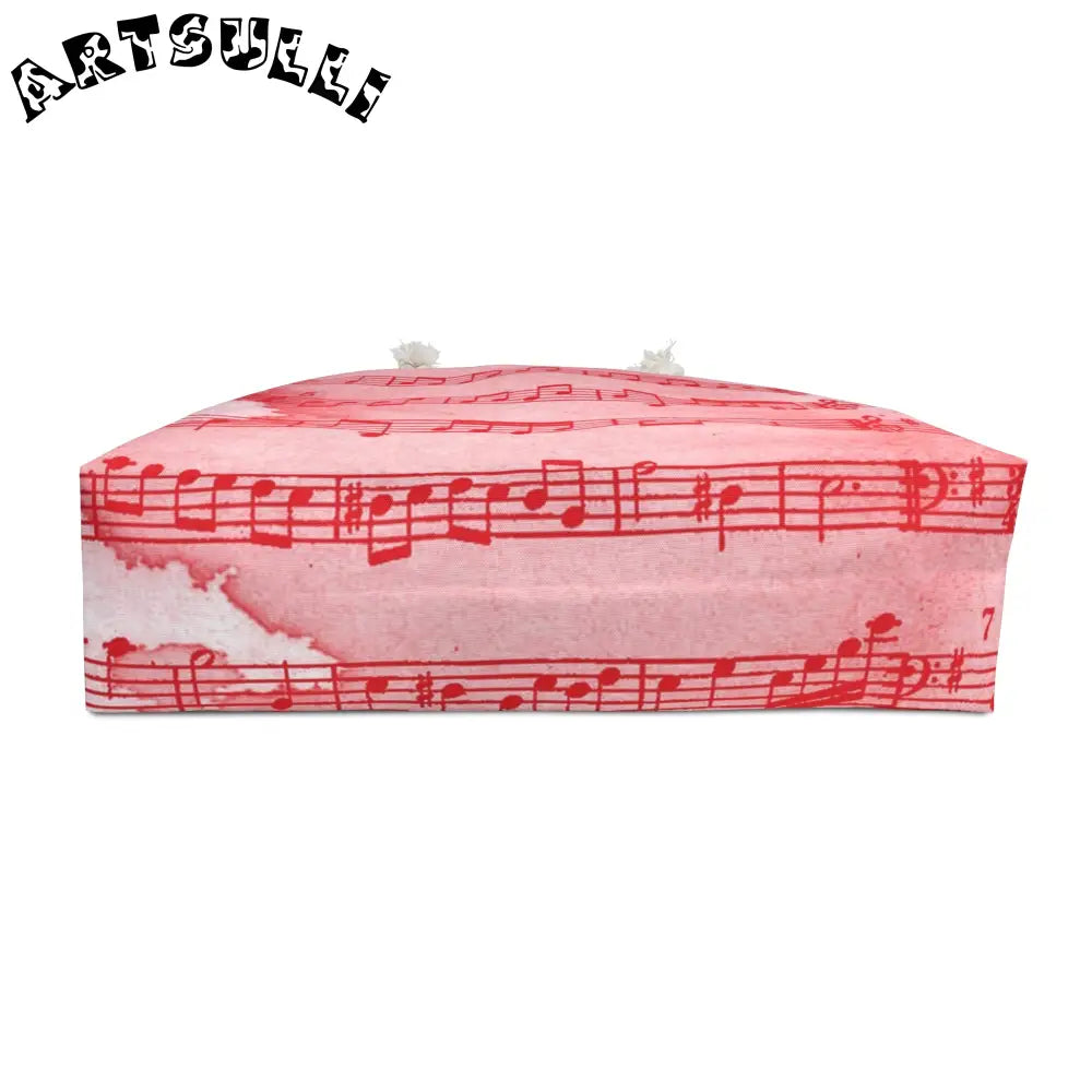 JAKKOUTTHEBXX Pink Music Notes Weekender Tote 2025
