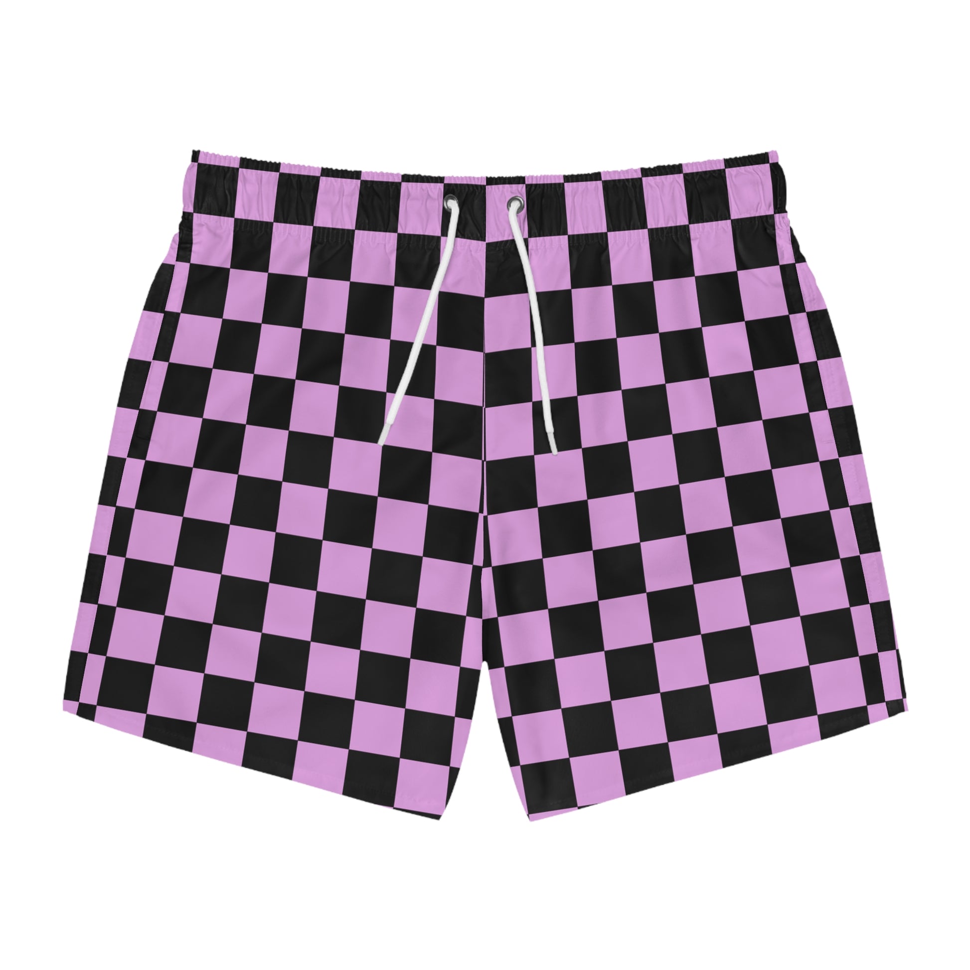 Pixel Punk Vision II Swim Trunks (AOP), Artsulli - Art is Long, Life is Short, All Over Prints, Size, XS, Color, Seam thread color automatically matched to design, , , 66144880522700591208