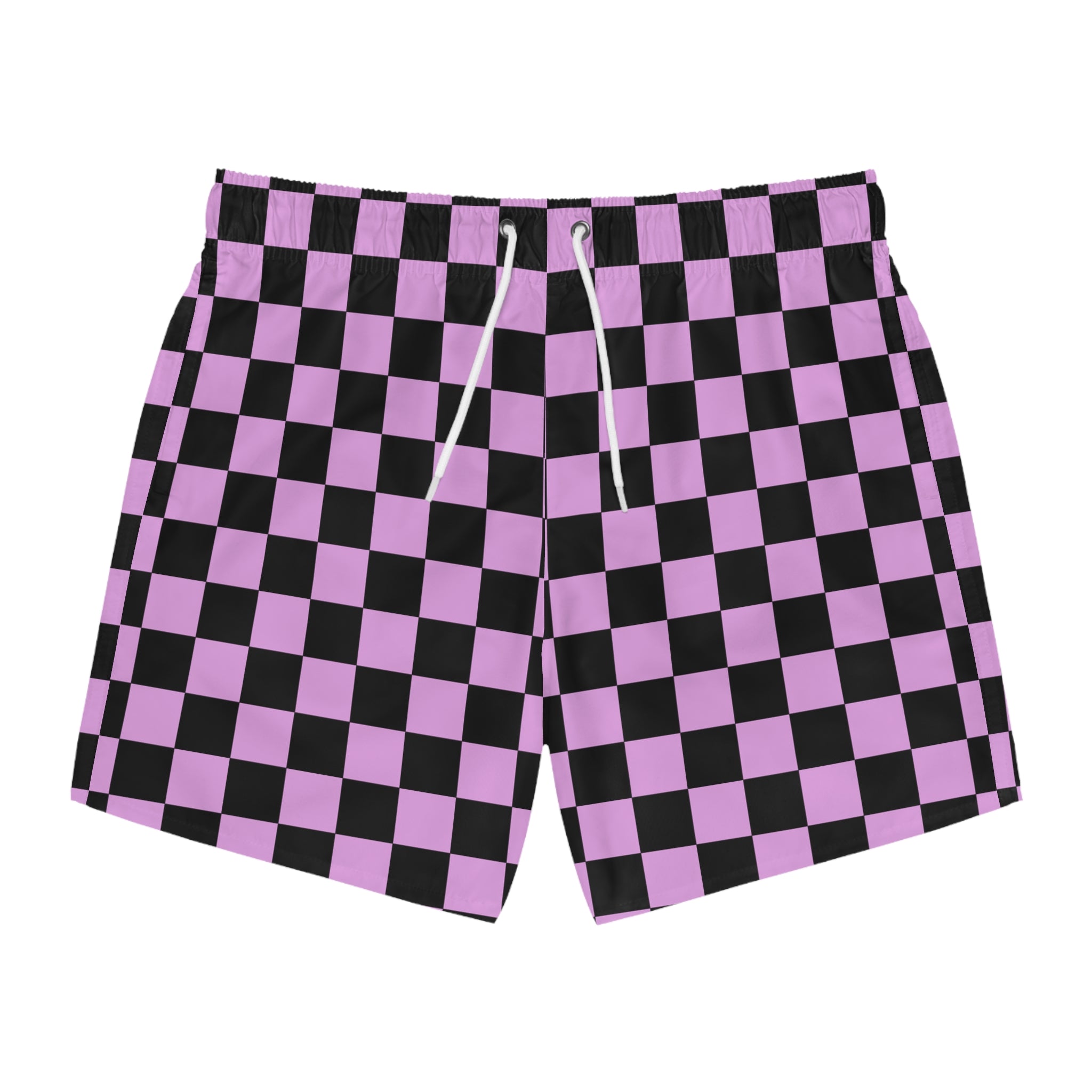 Pixel Punk Vision II Swim Trunks (AOP), Artsulli - Art is Long, Life is Short, All Over Prints, Size, XS, Color, Seam thread color automatically matched to design, , , 66144880522700591208