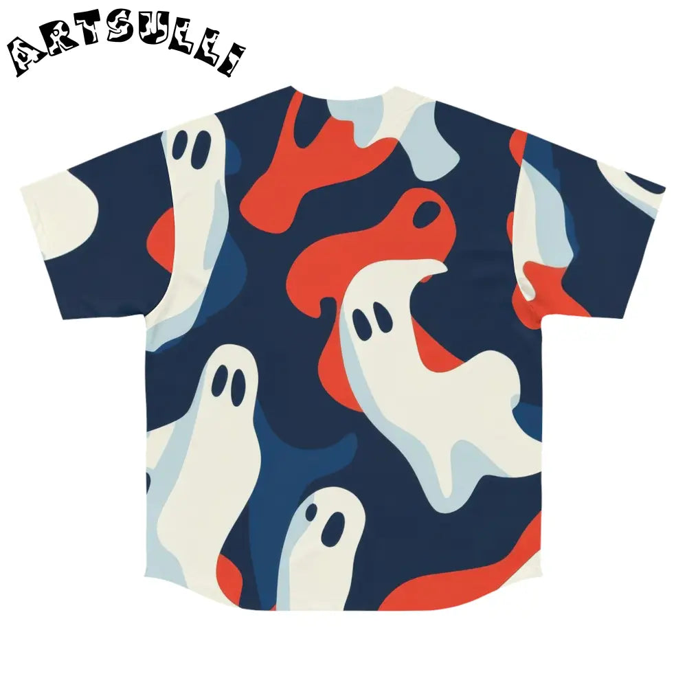 JAKKOUTTHEBXX Camo Ghosts Men’s Baseball Jersey (AOP) JAKKOUTTHEBXX
