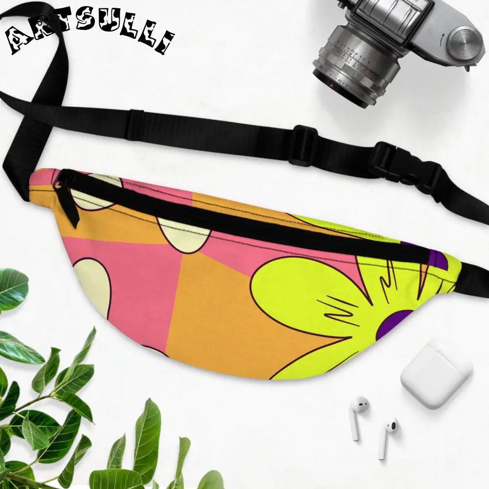JAKKOUTTHEBXX Trippy Sour Face Rave Fanny Pack JAKKOUTTHEBXX