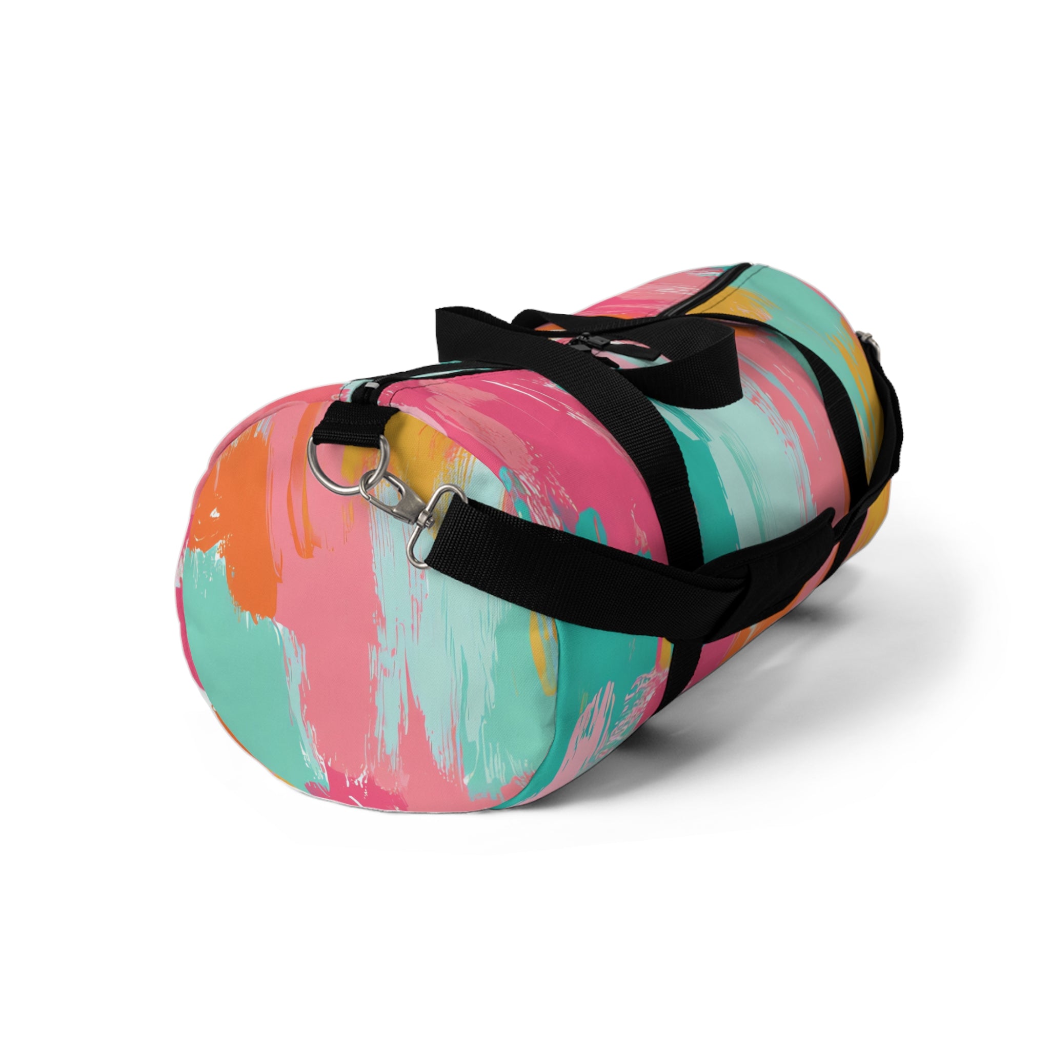 Preppy Pixel Bloom II Duffel Bag, Artsulli - Art is Long, Life is Short, Bags, , , , , , , 