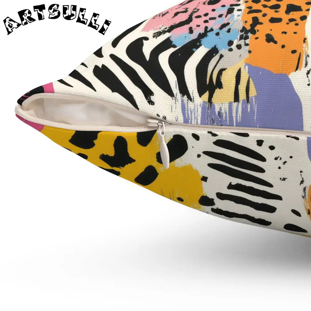 JAKKOUTTHEBXX Animal Print x Paint Brush Strokes Multi-Color Spun