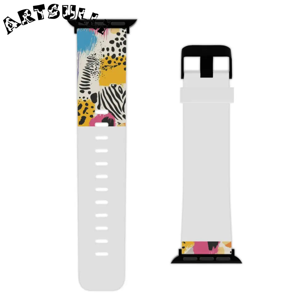 JAKKOUTTHEBXX Rae Zebra Rhapsody Watch Band for Apple Watch