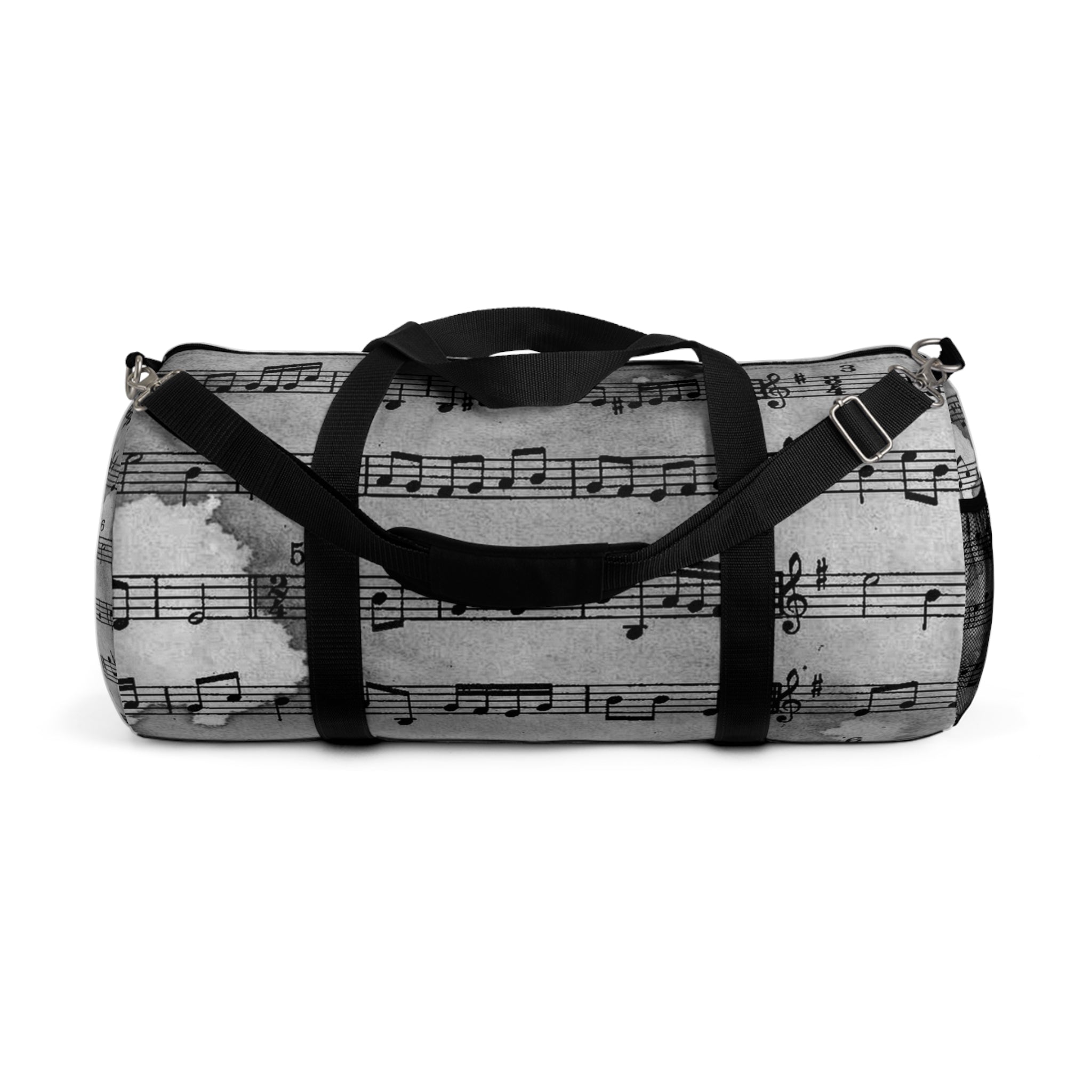 Drip Spill Type Beat Sheet Music Black Duffel Bag, Artsulli - Art is Long, Life is Short, Bags, Size, Large, , , , , 16494854252950278610