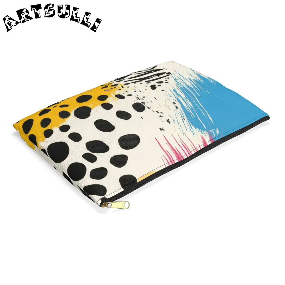 JAKKOUTTHEBXX Rae Zebra Rhapsody Accessory Pouch JAKKOUTTHEBXX