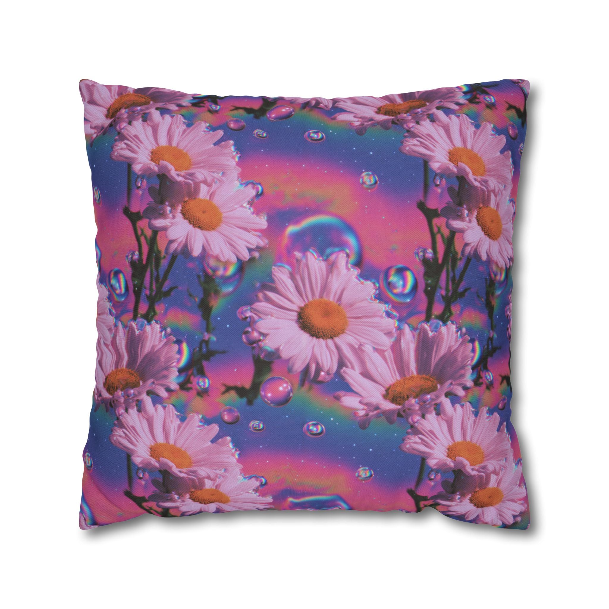 Spun Polyester Square Pillowcase, Artsulli - Art is Long, Life is Short, Home Decor, Size, 20" × 20", , , , , 21771877228277964216