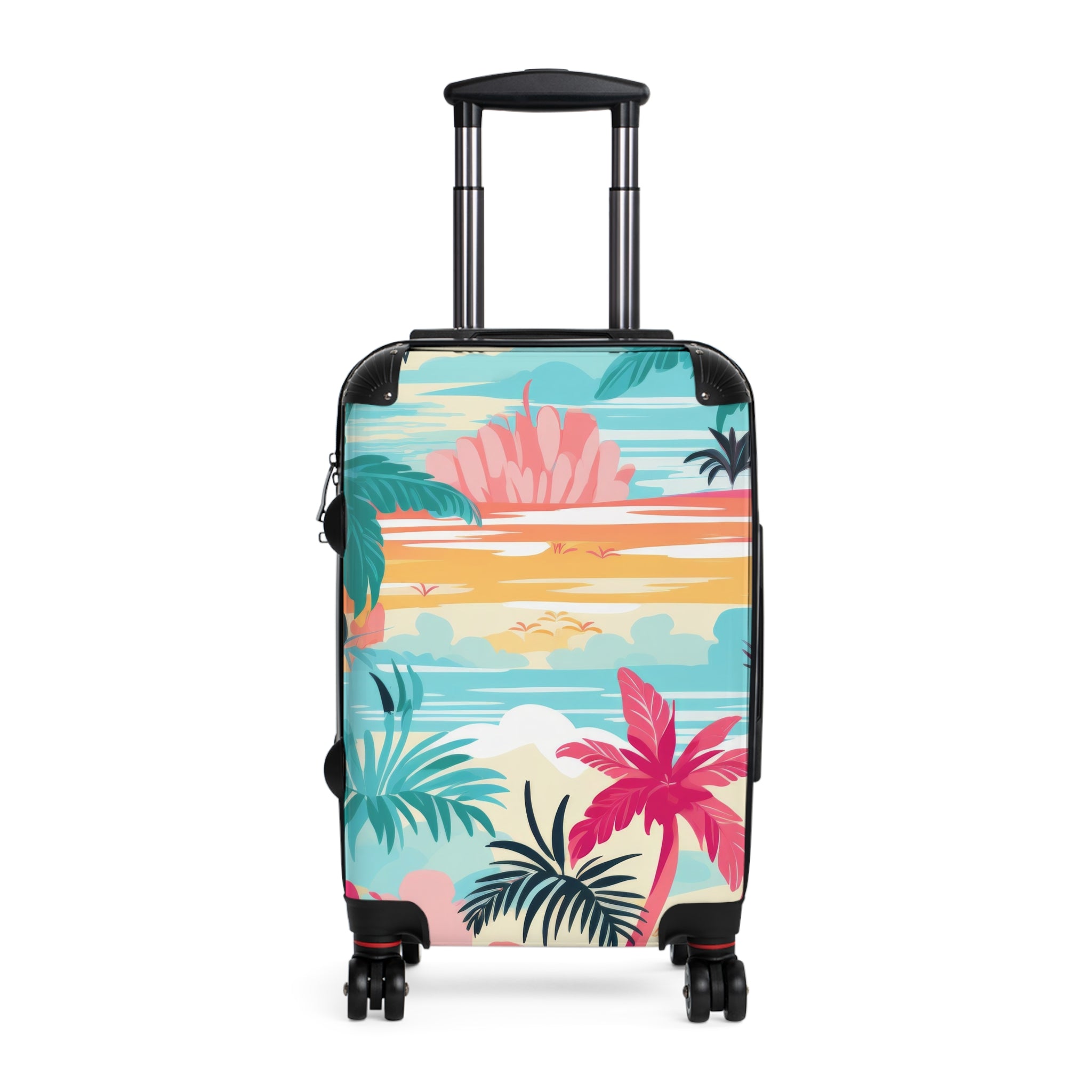 Afshar Island Dream Suitcase, Artsulli - Art is Long, Life is Short, Bags, Size, Small, Color, Black, , , 31096643109925212782