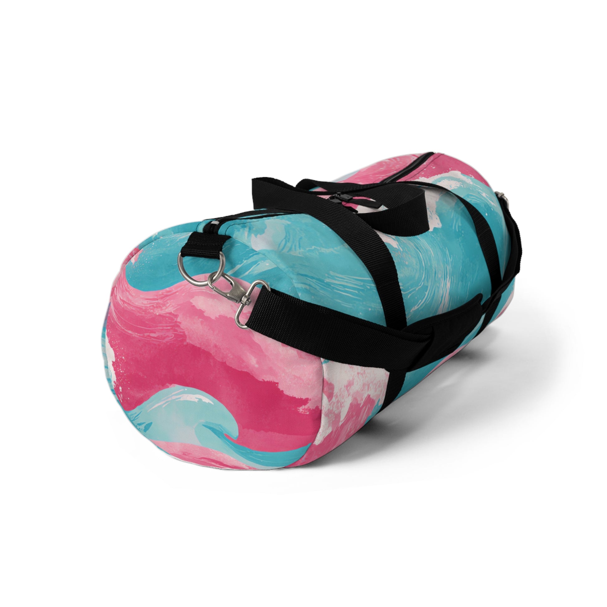 The Great Pastelwave II Pink and Blue Duffel Bag, Artsulli - Art is Long, Life is Short, Bags, , , , , , , 