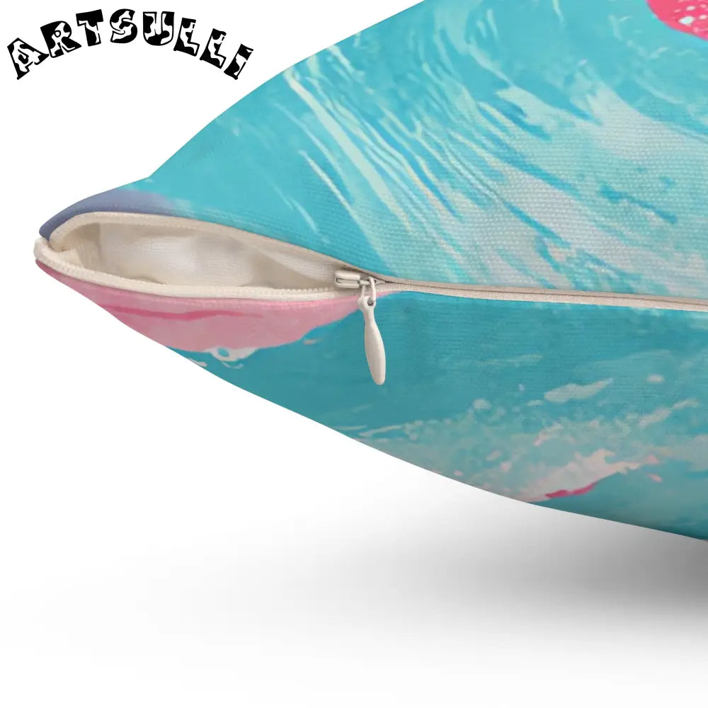 JAKKOUTTHEBXX The Great Pastelwave Pink and Blue Spun Polyester