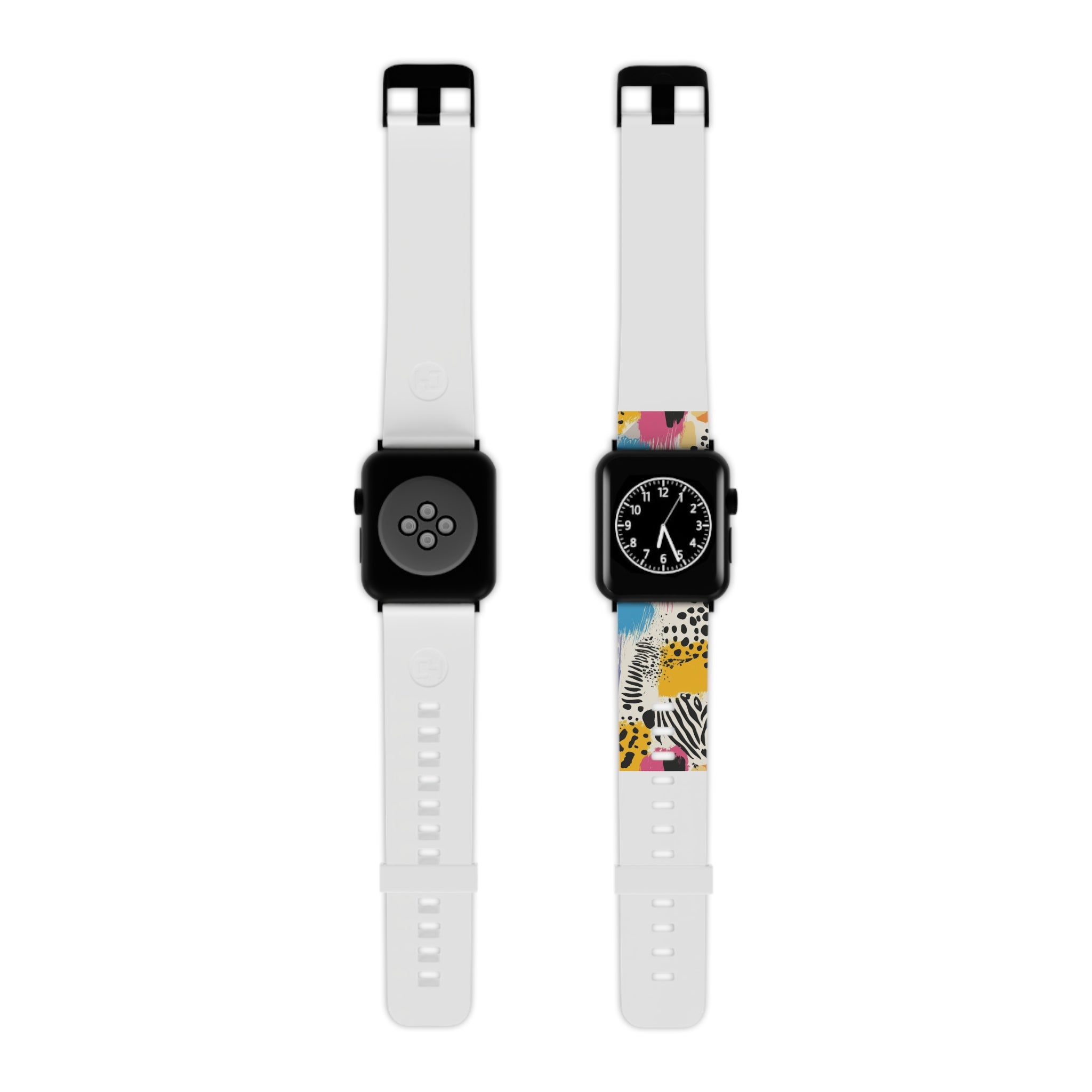 Rae Zebra Rhapsody Watch Band for Apple Watch, Artsulli - Art is Long, Life is Short, Accessories, Size, 7.5'' × 0.75'' / 42 - 44 mm, Color, Black, , , 10155427539787