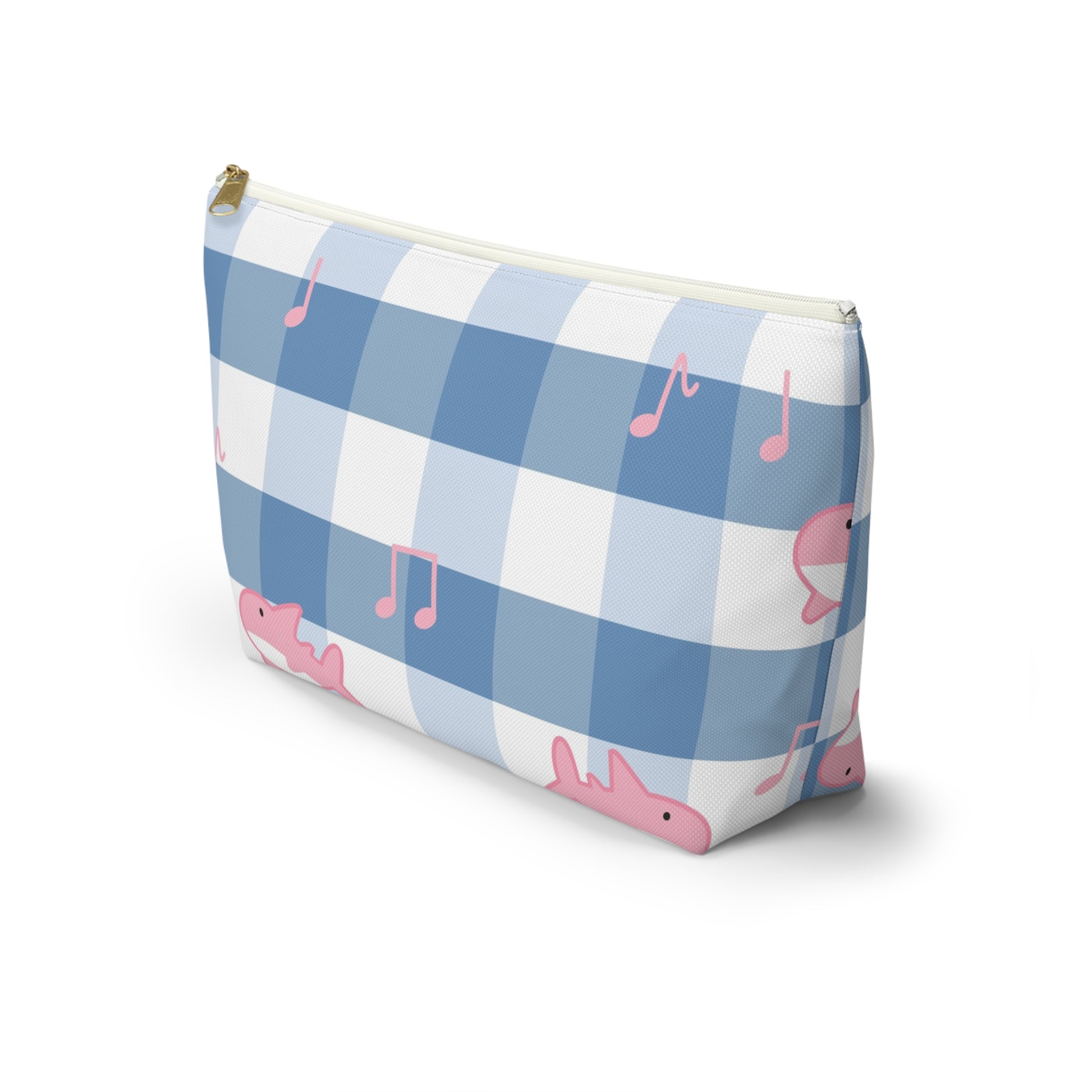 Music Shark II Accessory Pouch w T-bottom, Artsulli - Art is Long, Life is Short, Bags, , , , , , , 