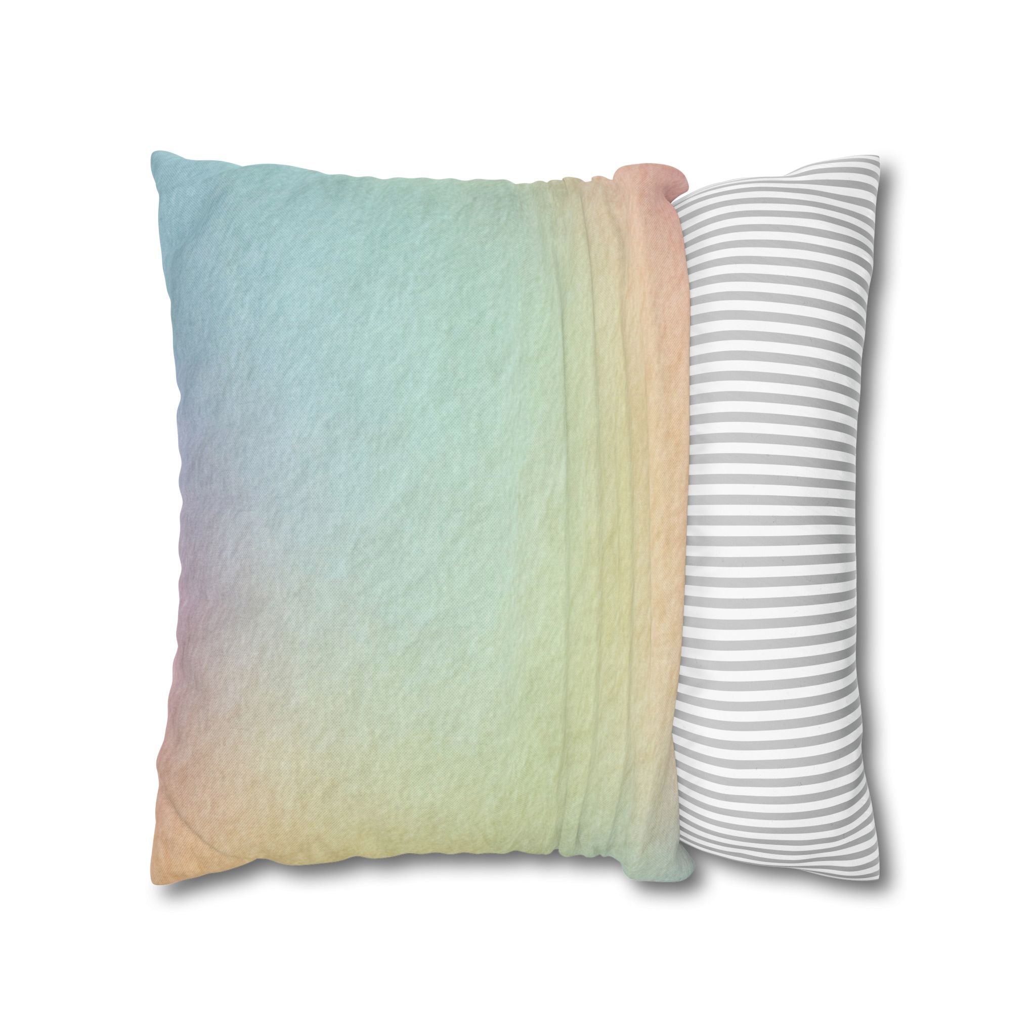 Spun Polyester Square Pillowcase