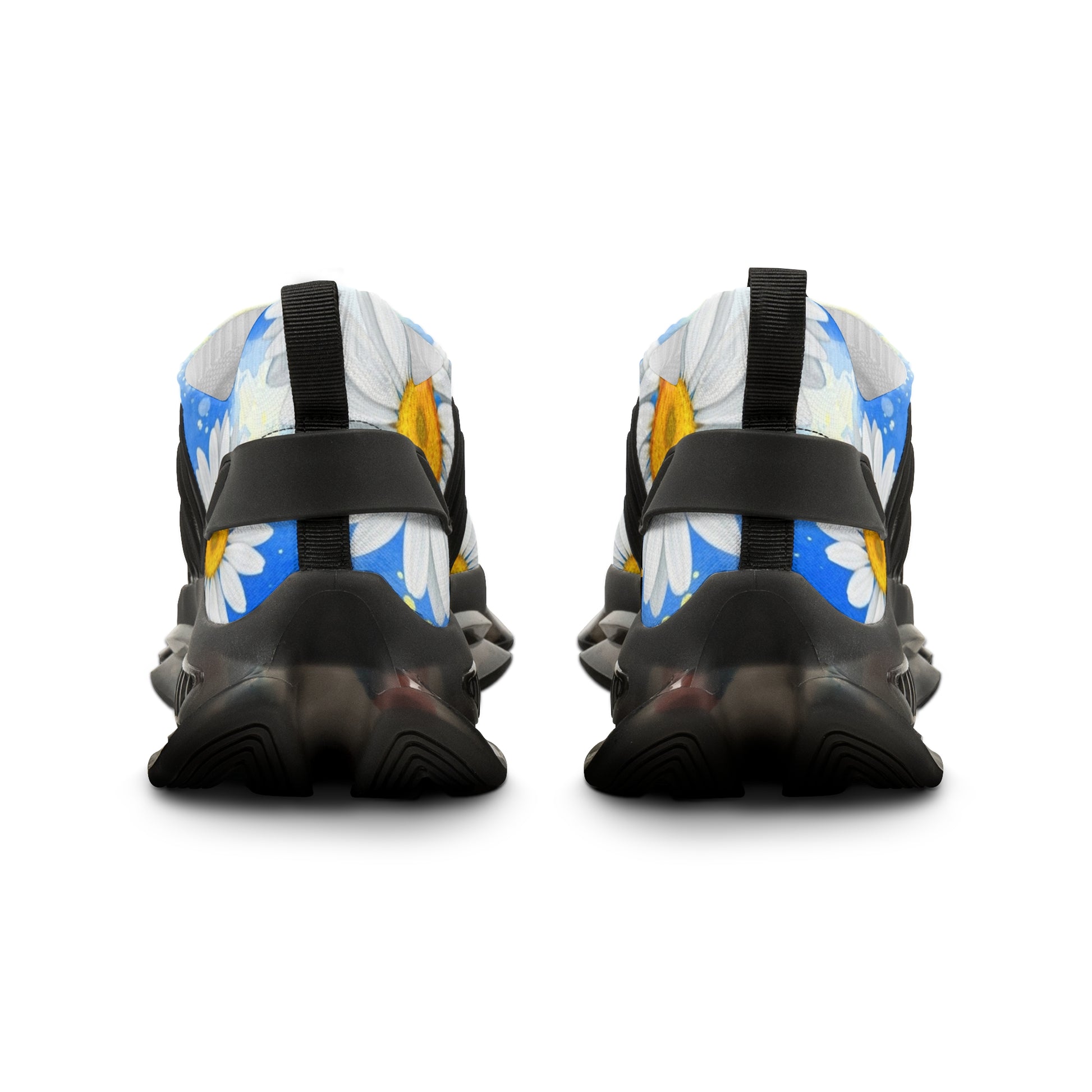 Daisies Men's Mesh Sneakers, Artsulli - Art is Long, Life is Short, Shoes, , , , , , , 