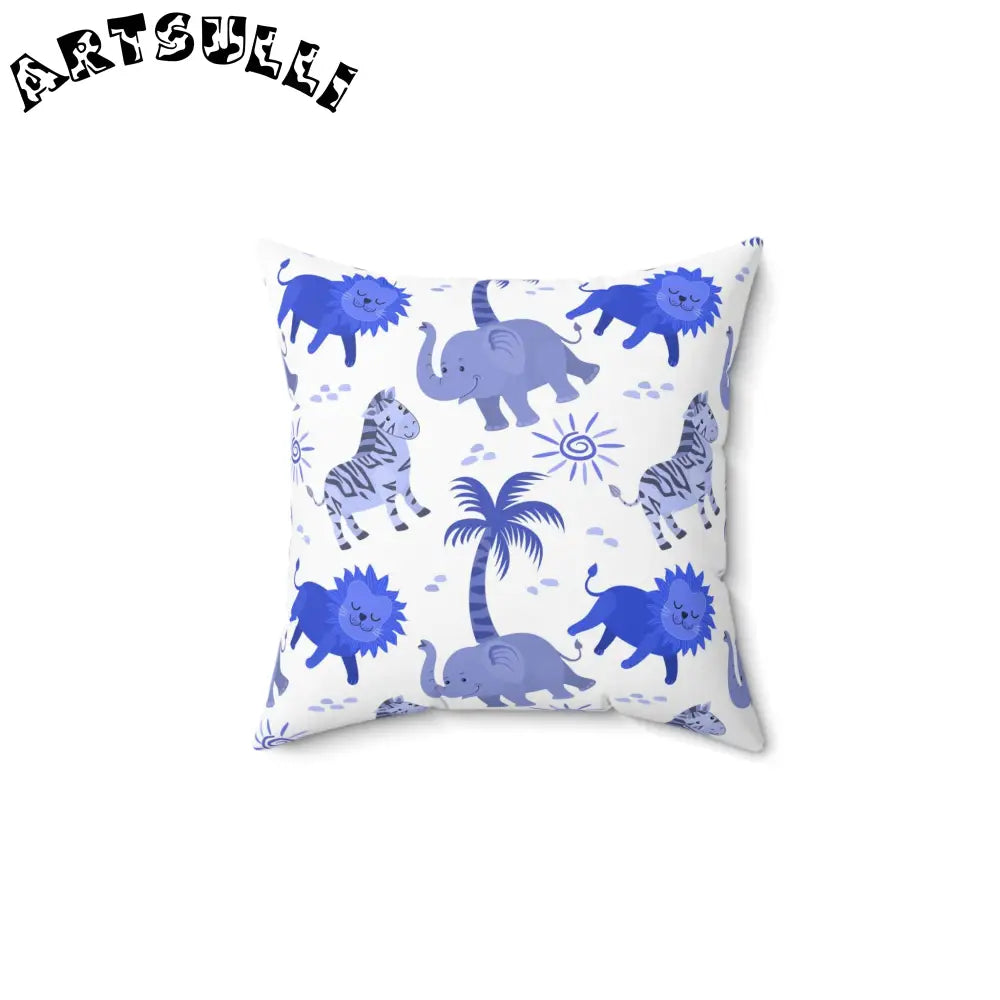 JAKKOUTTHEBXX Spun Polyester Square Pillow JAKKOUTTHEBXX Artsulli