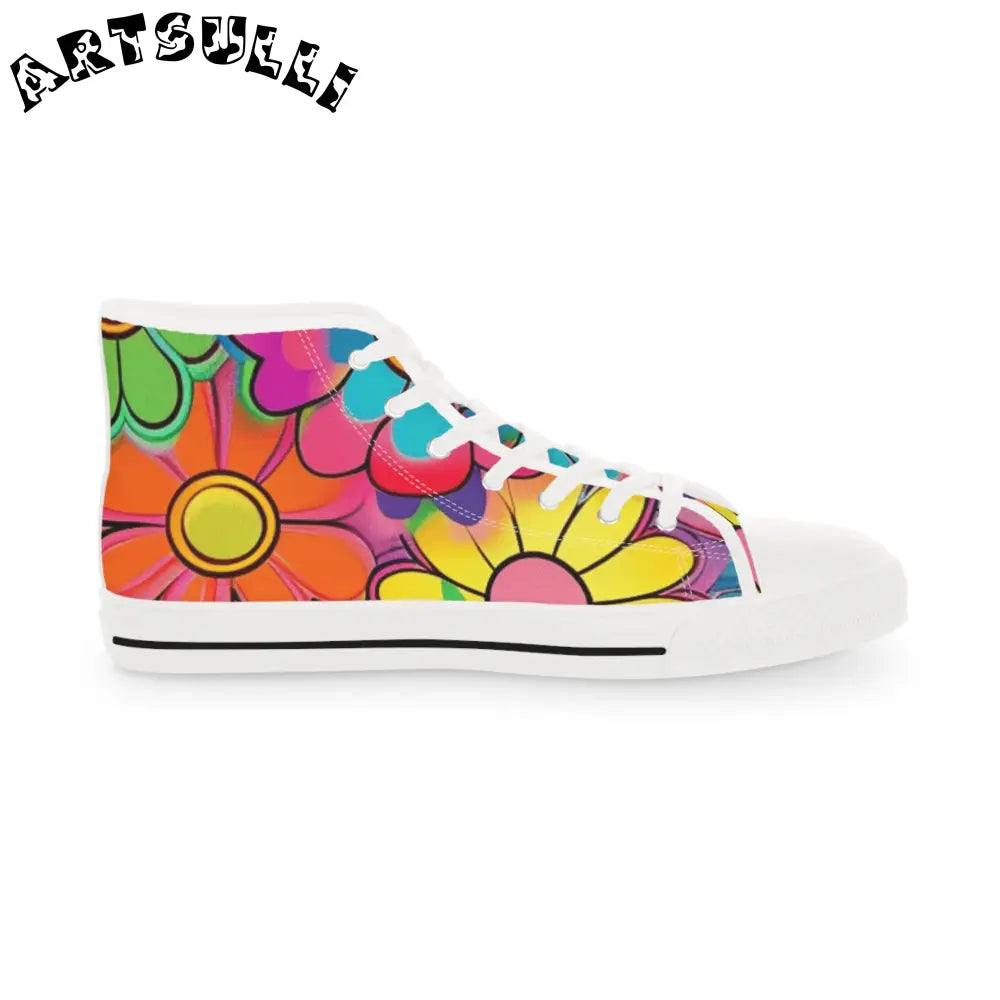 JAKKOUTTHEBXX Chromatic Daisy Dream Men’s High Top Sneakers