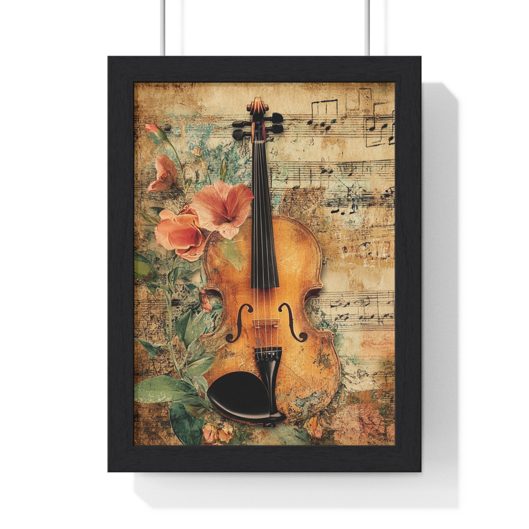 Violin Type Beat Art Vertical Framed Poster, Artsulli - Art is Long, Life is Short, Poster, Size, 8" x 11", Color, Black, , , 24495914107184498759